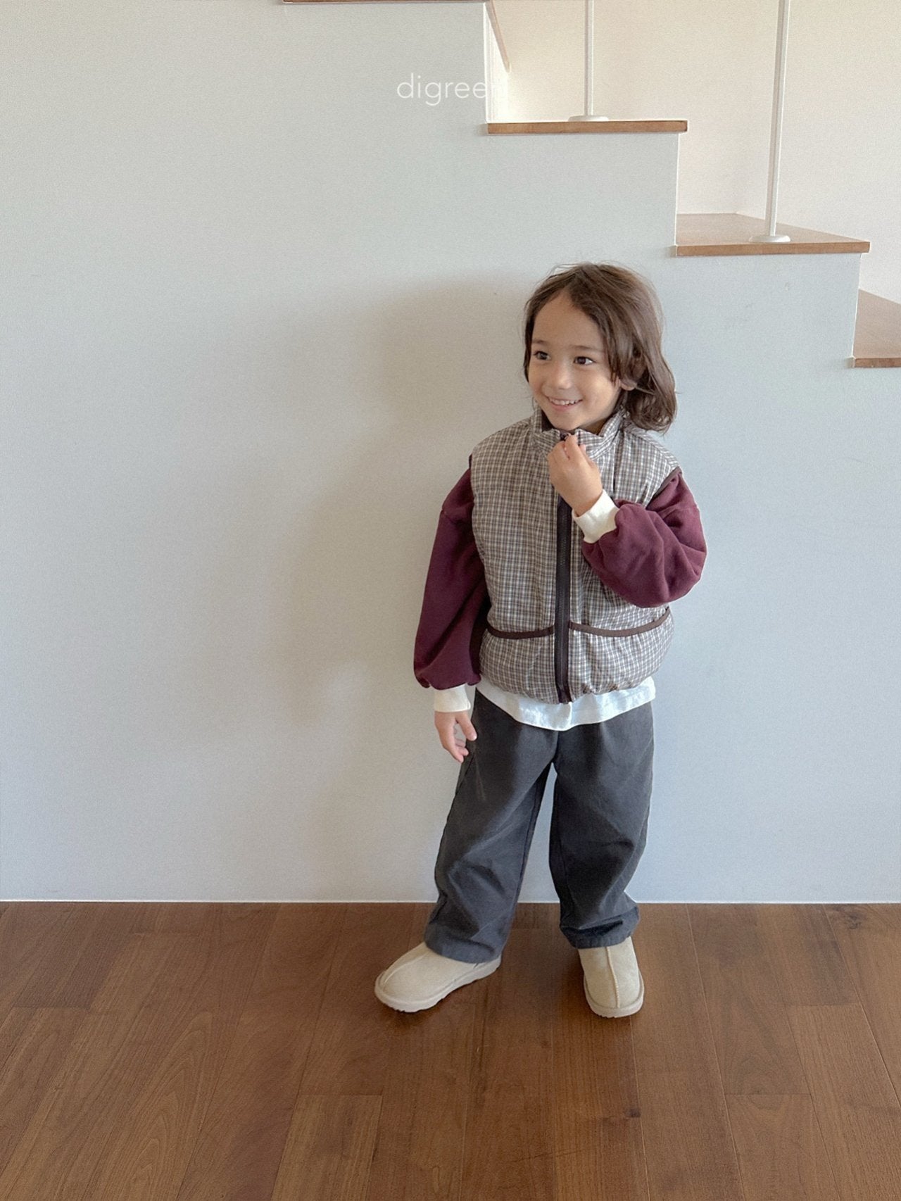 《予約》Minimal Pin Tuck pants / digreen