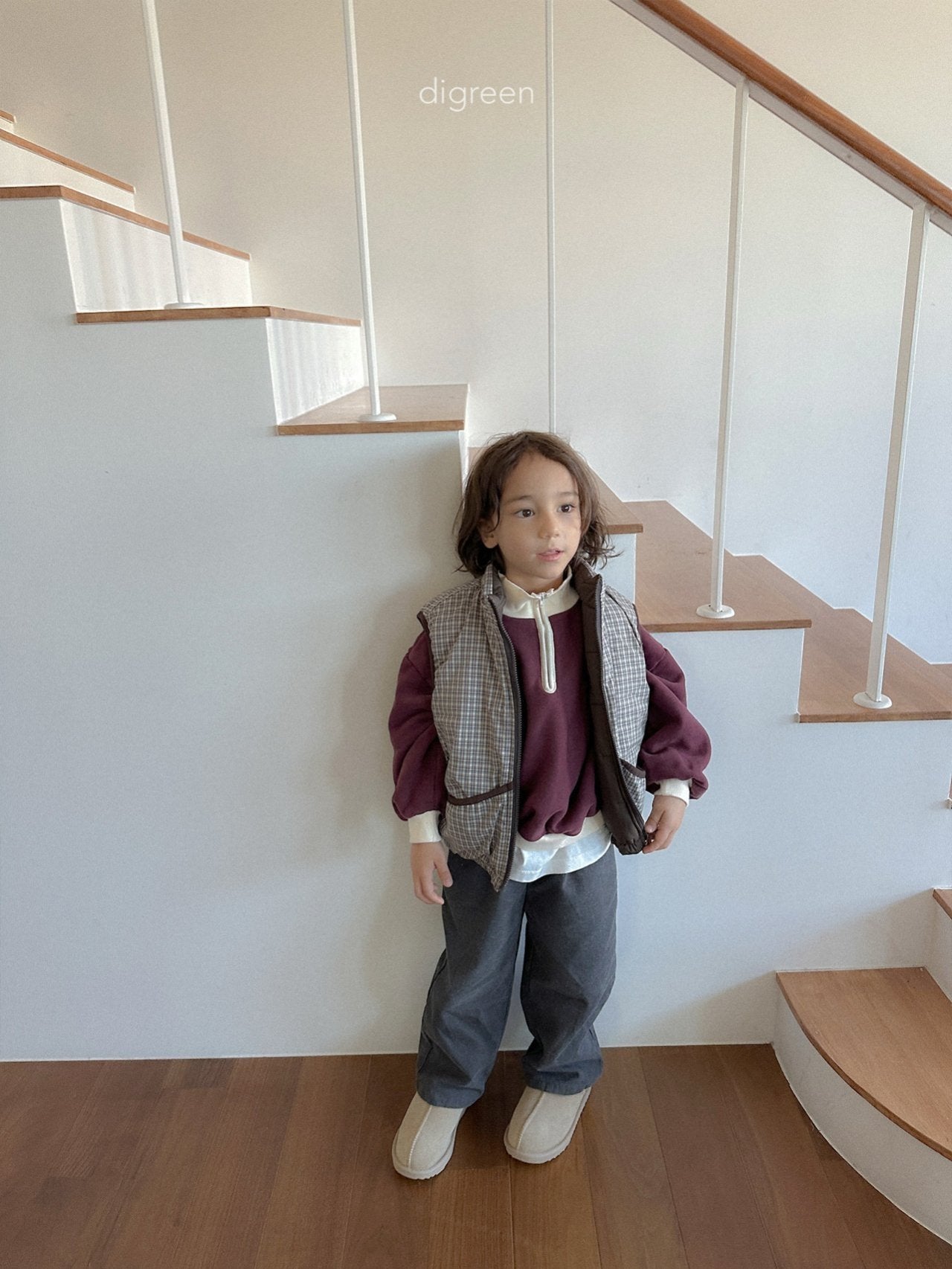 《予約》Minimal Pin Tuck pants / digreen