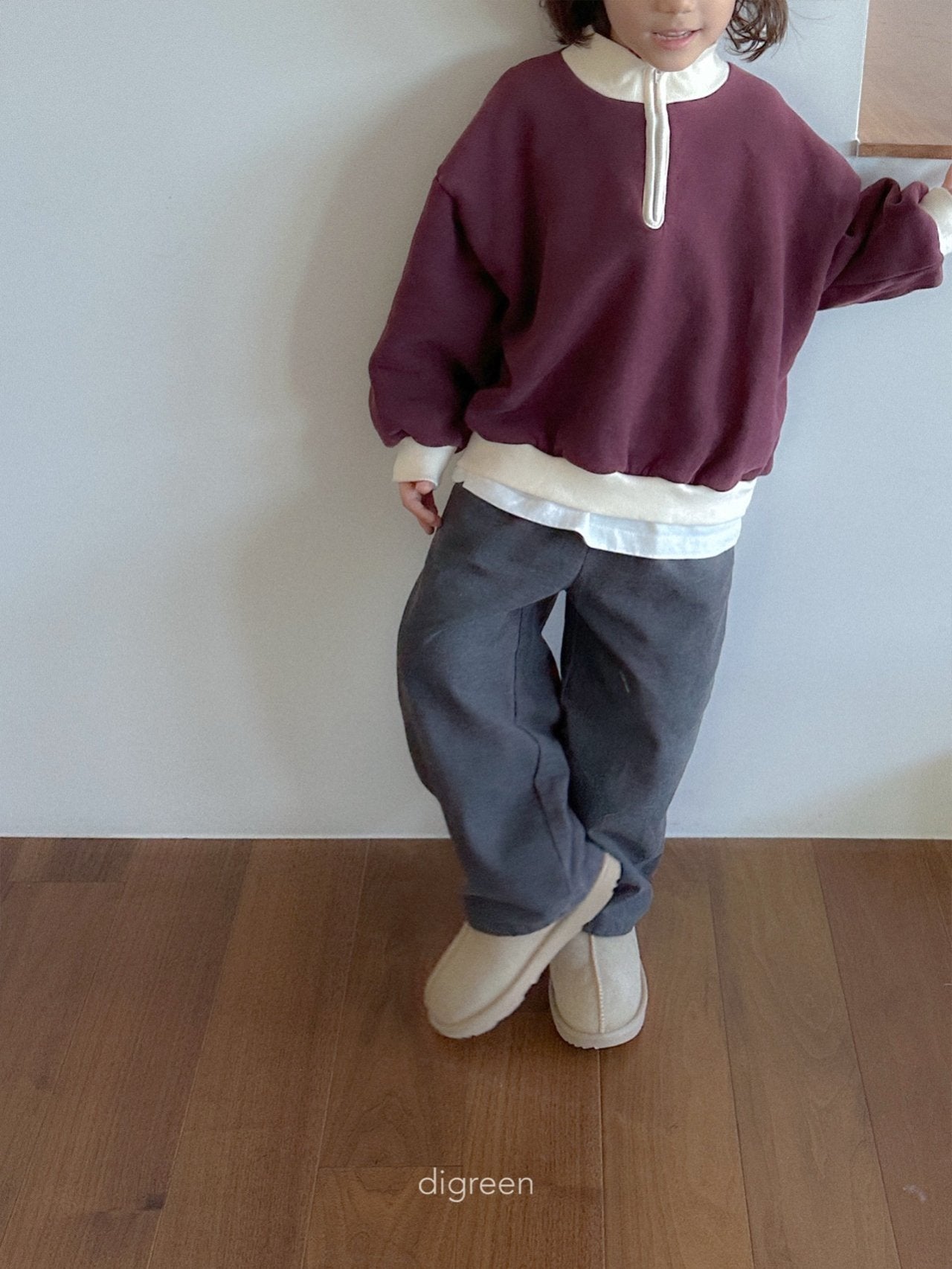 《予約》Minimal Pin Tuck pants / digreen
