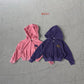《予約》Flower Hooded Sweatshirt / navi.