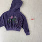 《予約》Flower Hooded Sweatshirt / navi.