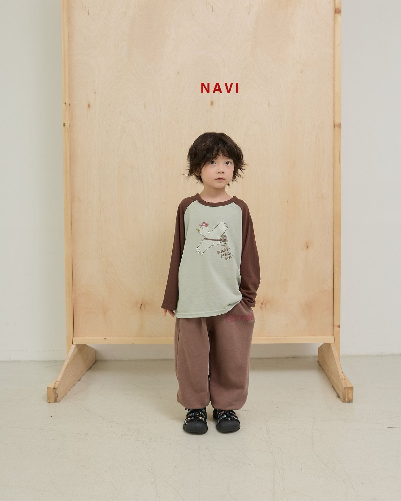 《予約》Post Raglan Tee / navi.