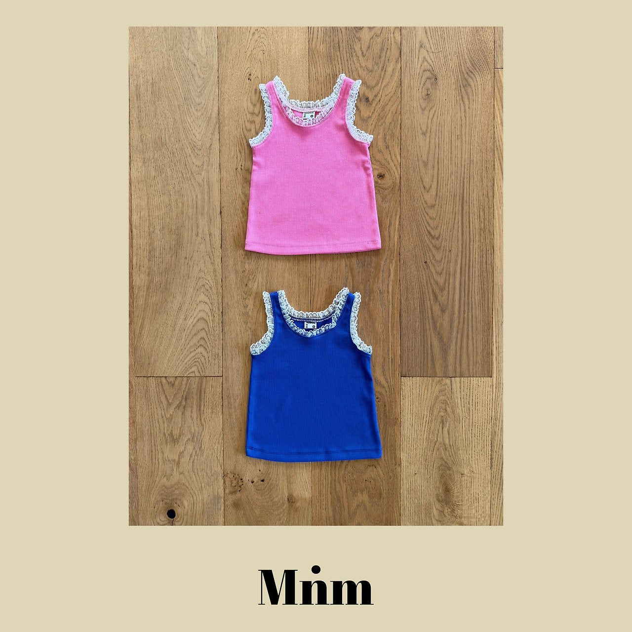 《予約》Lace Ribbed Sleeveless / MINIMAL