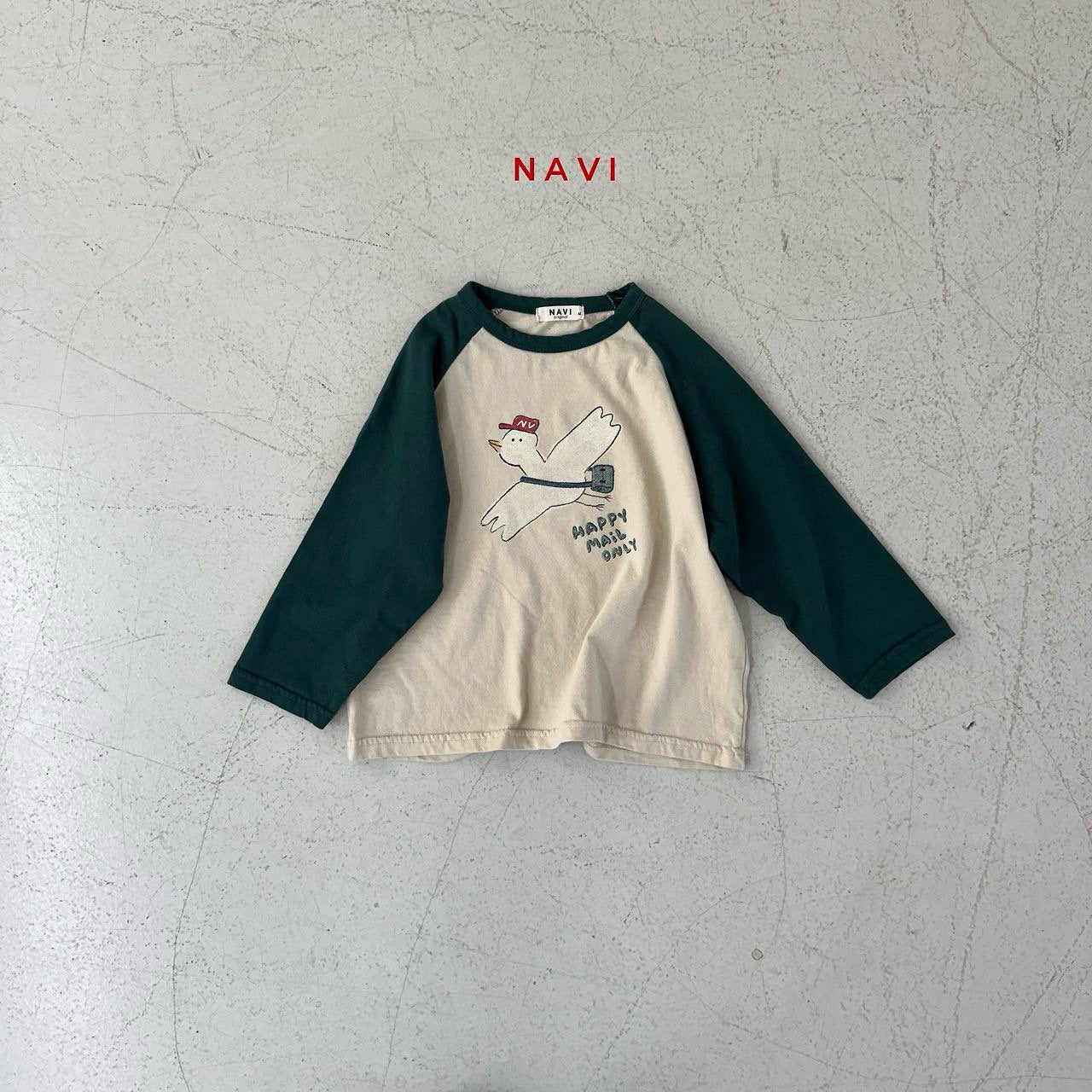 《予約》Post Raglan Tee / navi.