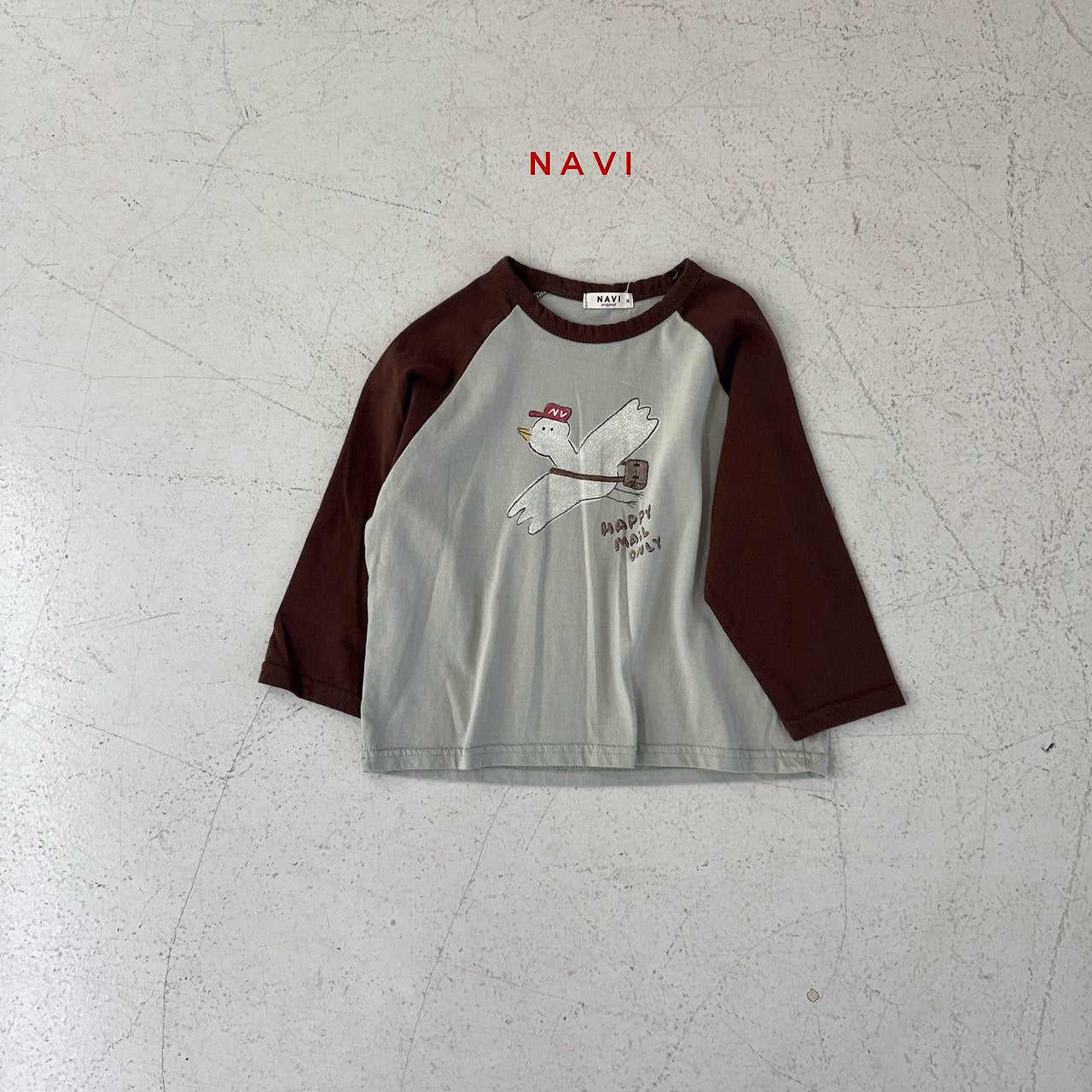《予約》Post Raglan Tee / navi.