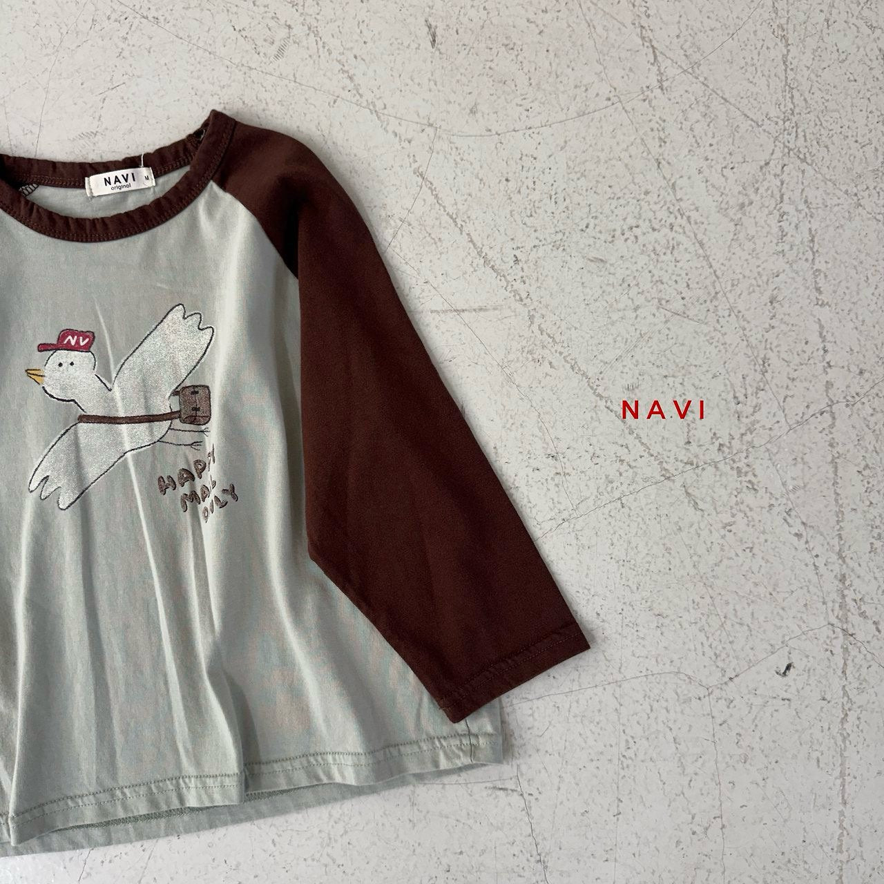 《予約》Post Raglan Tee / navi.