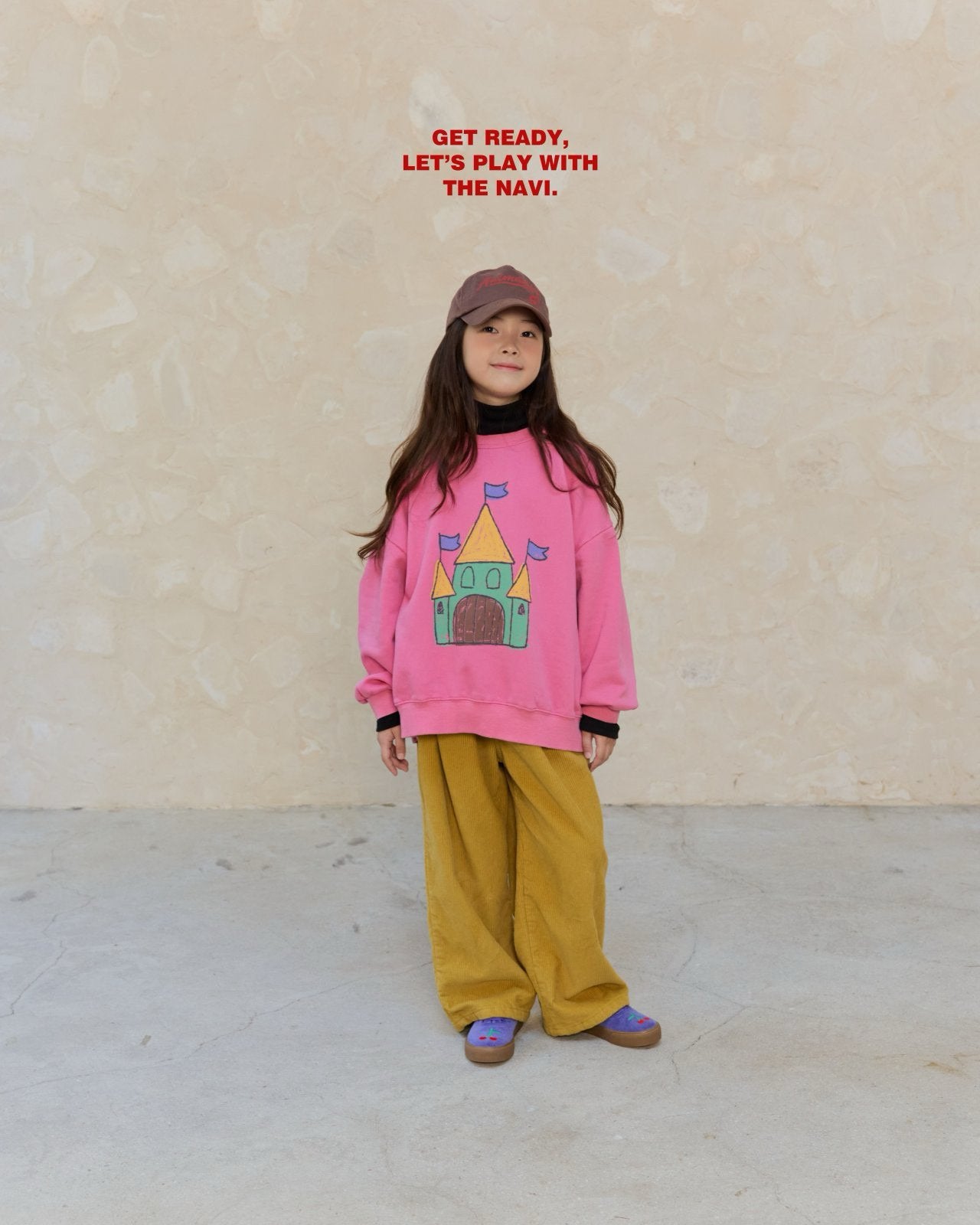 《予約》High Corduroy Pants / NAVI.