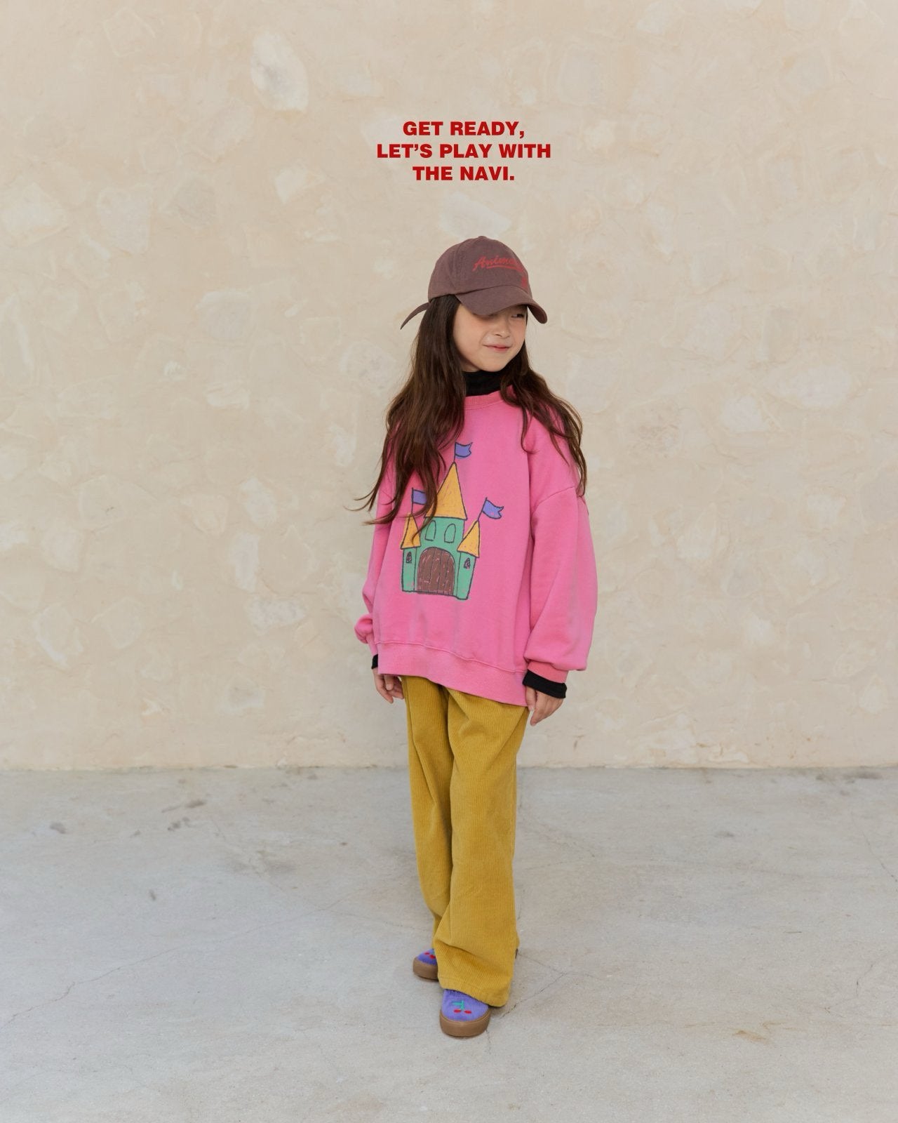 《予約》High Corduroy Pants / NAVI.