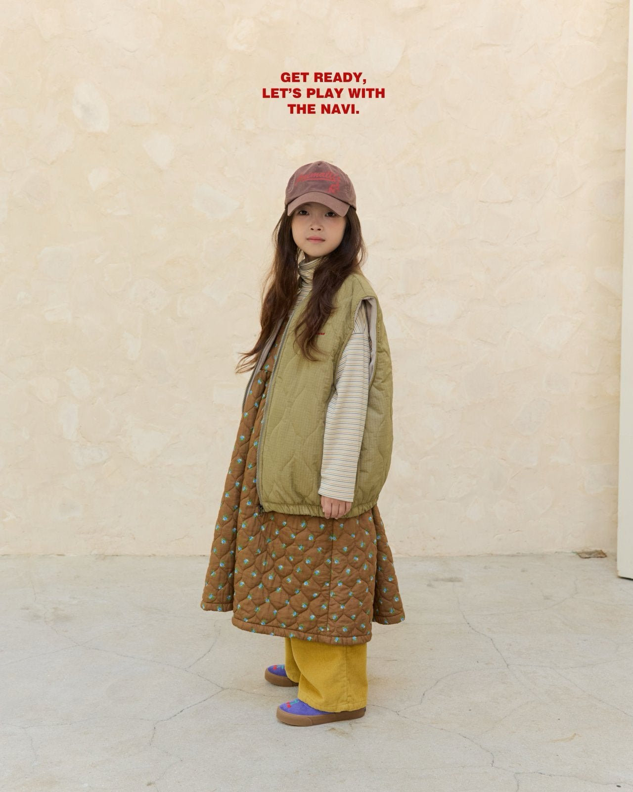 《予約》High Corduroy Pants / NAVI.