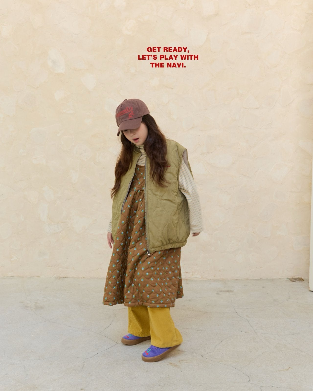 《予約》High Corduroy Pants / NAVI.