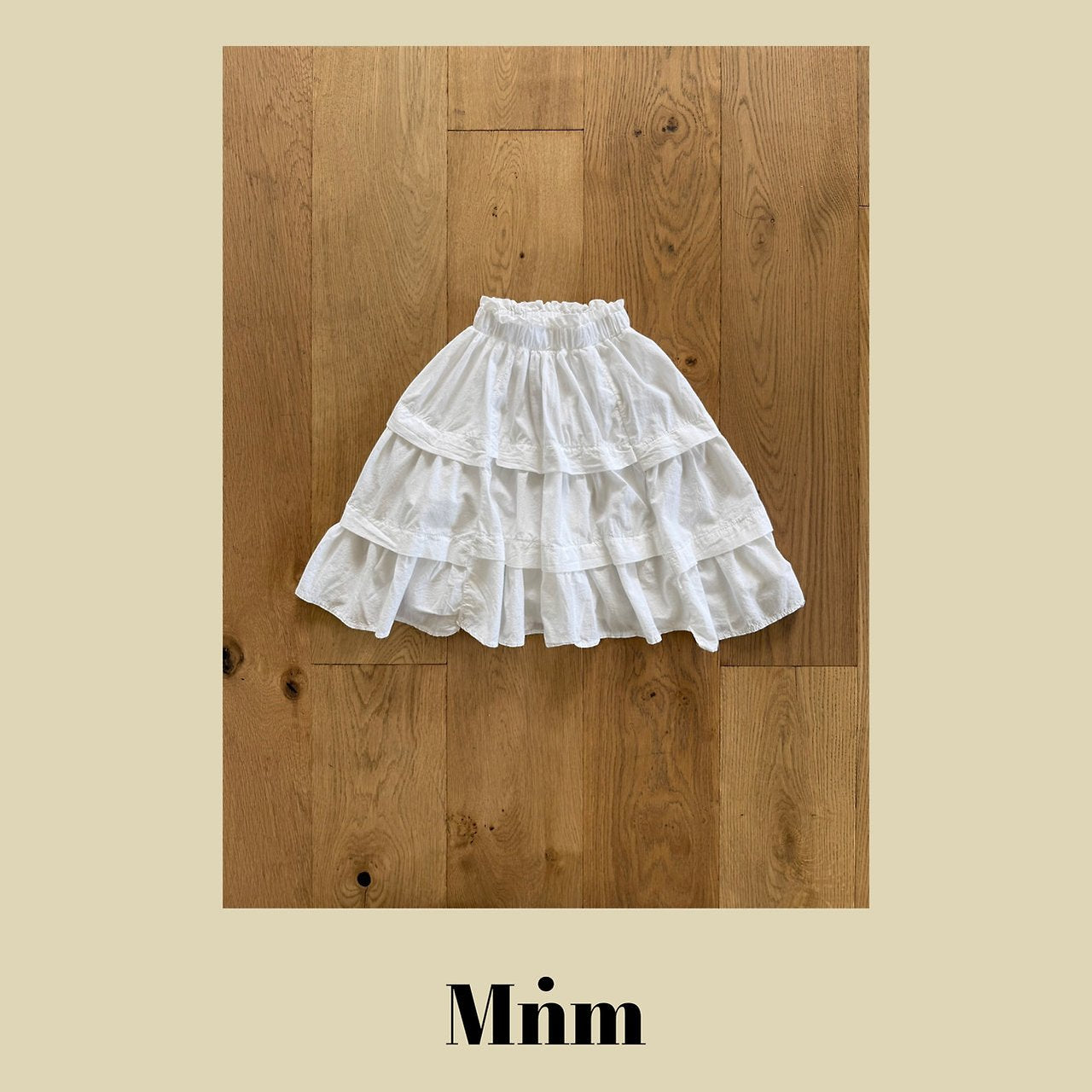 《予約》Mori Tiered Skirt / MINIMAL