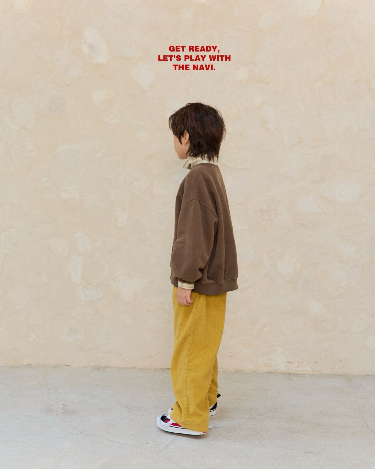 《予約》High Corduroy Pants / NAVI.