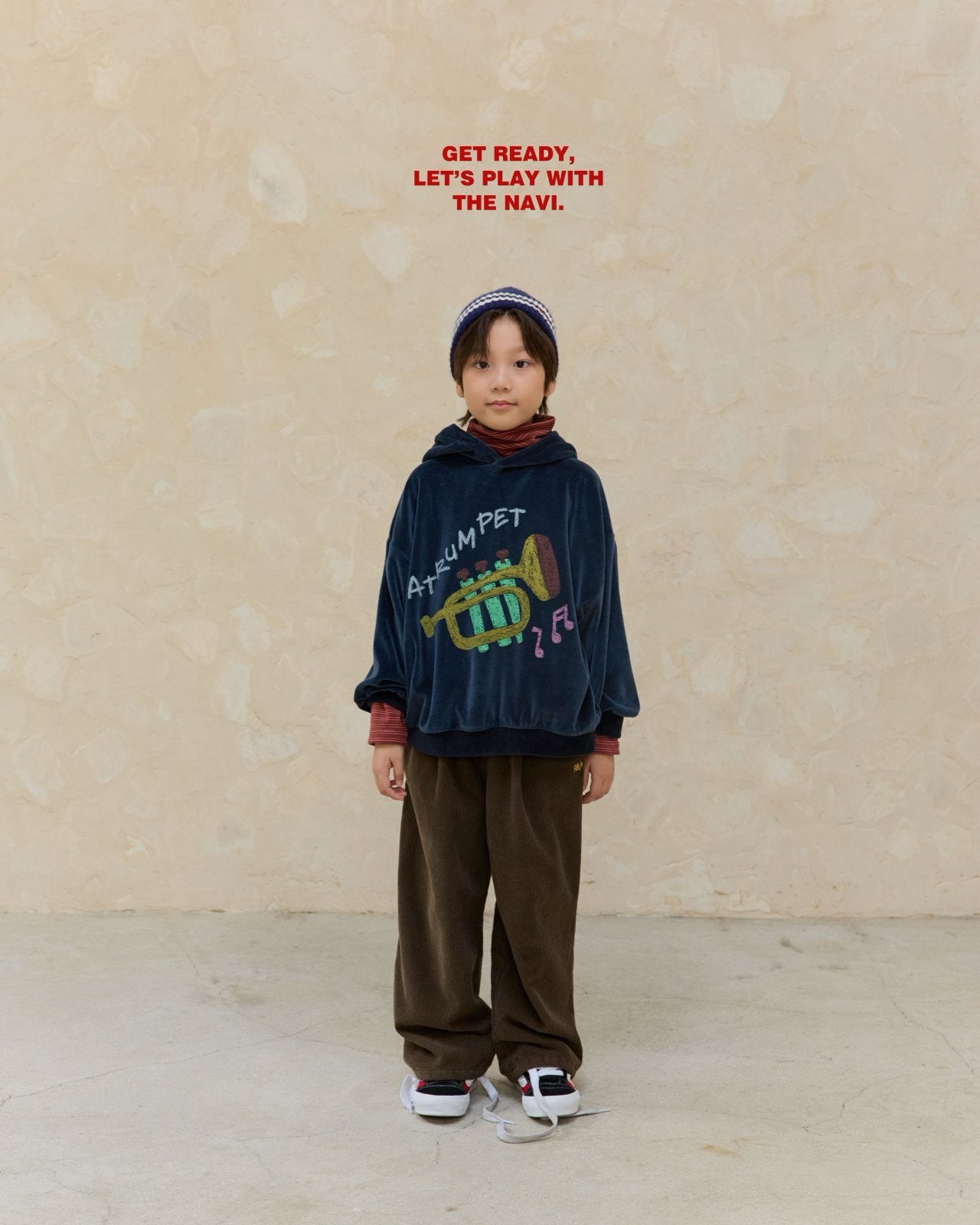 《予約》High Corduroy Pants / NAVI.