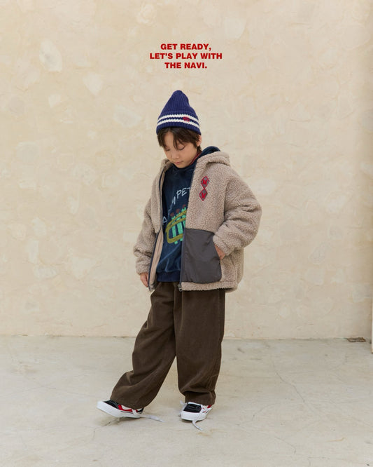 《予約》High Corduroy Pants / NAVI.