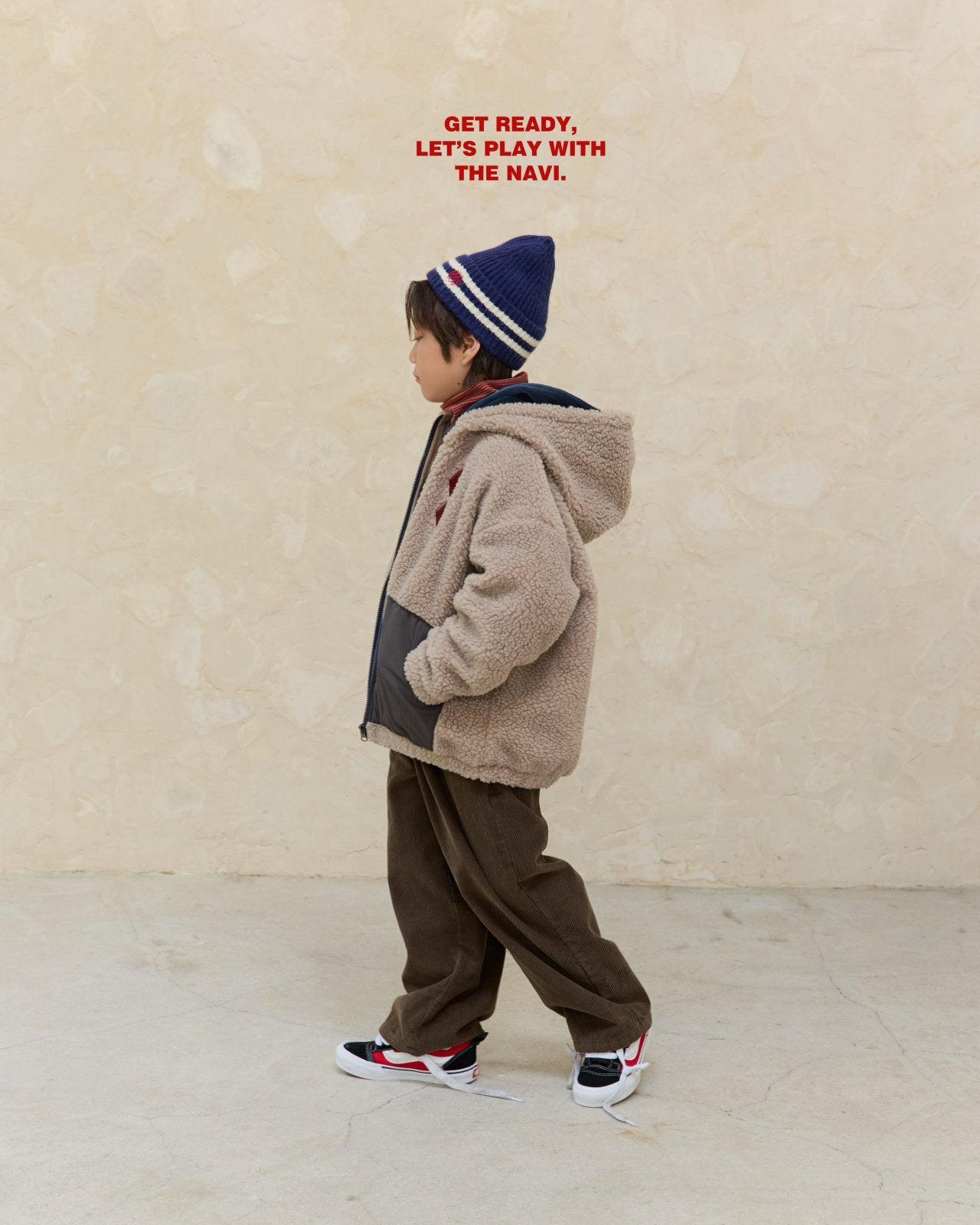 《予約》High Corduroy Pants / NAVI.