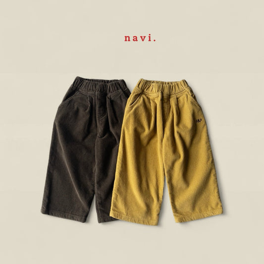 《予約》High Corduroy Pants / NAVI.