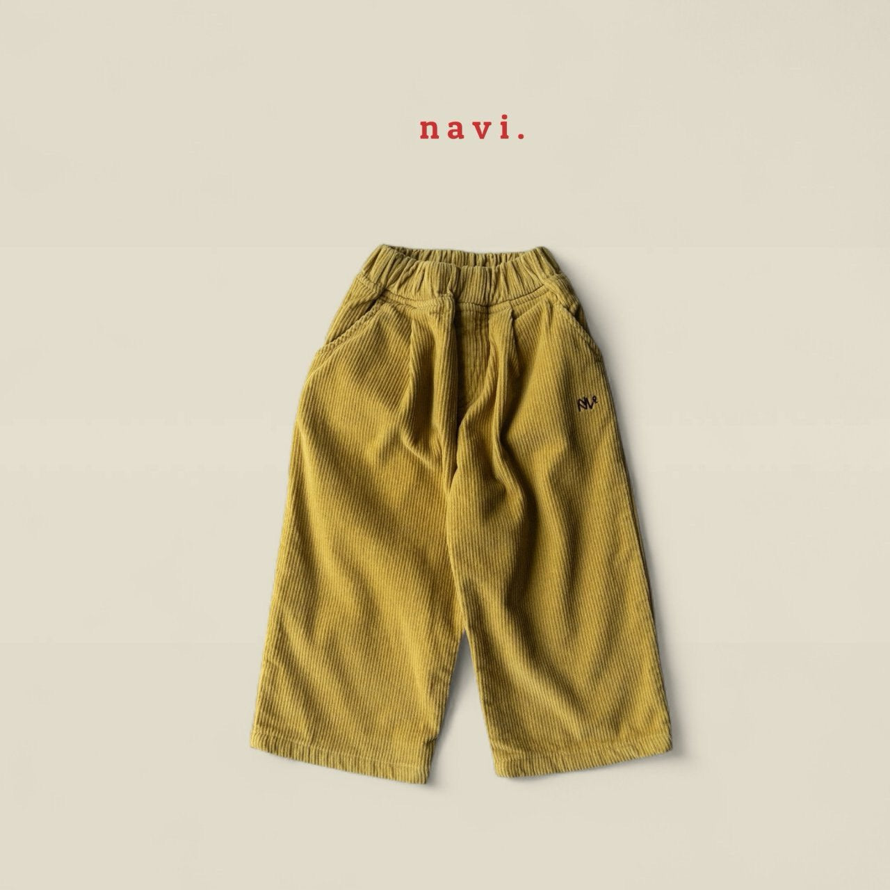 《予約》High Corduroy Pants / NAVI.