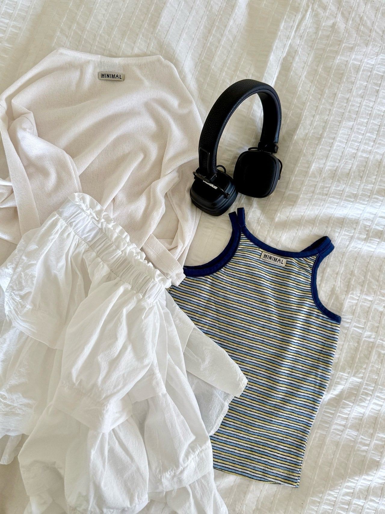 《予約》Mori Tiered Skirt / MINIMAL