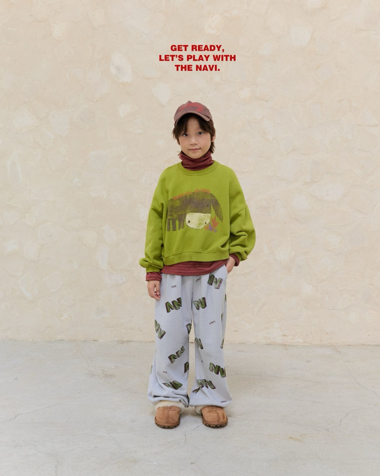 《予約》Cow Crop Man to Man / NAVI.