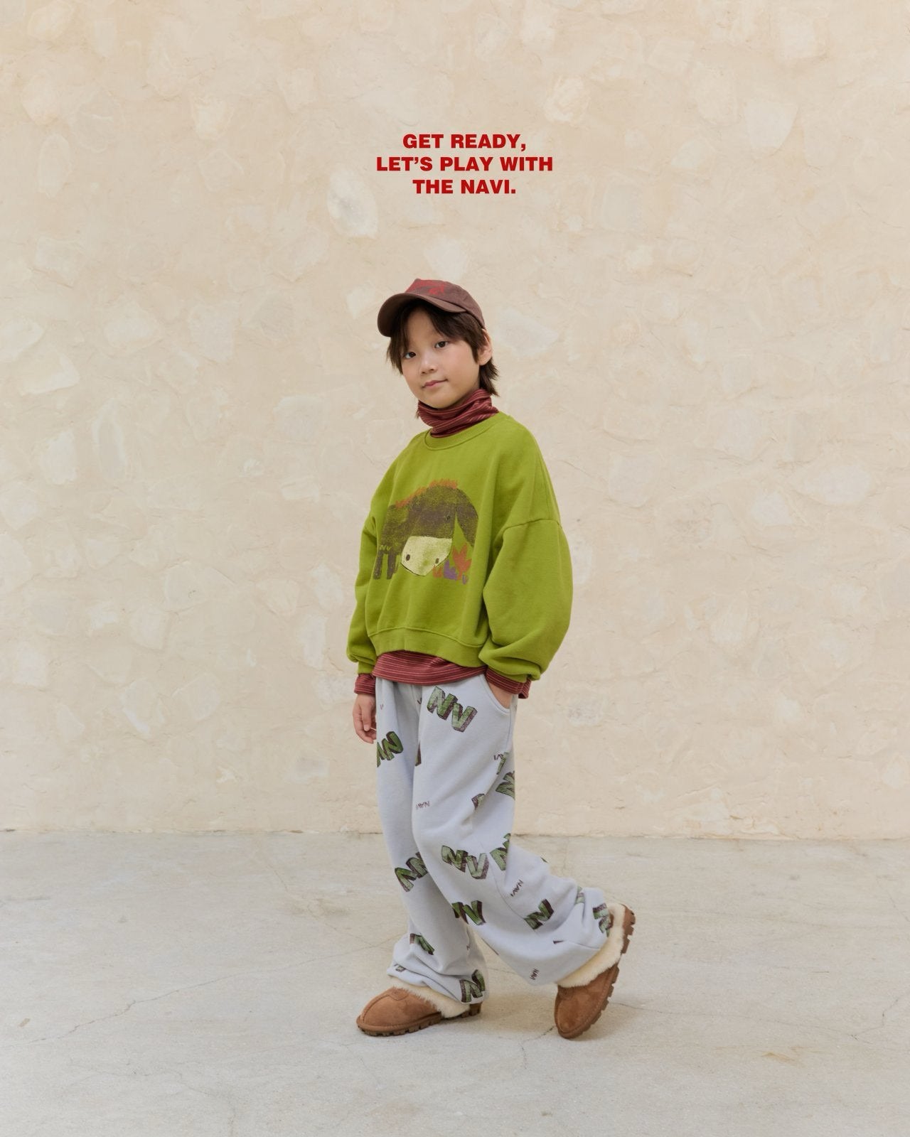 《予約》Cow Crop Man to Man / NAVI.