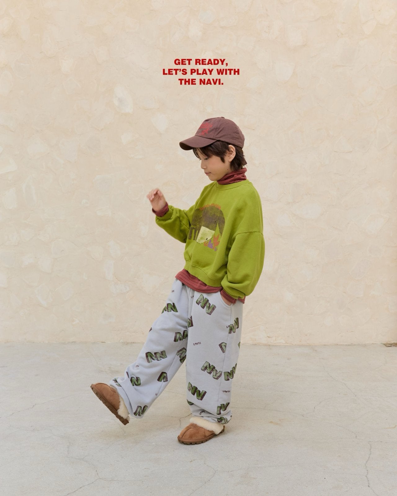 《予約》Cow Crop Man to Man / NAVI.