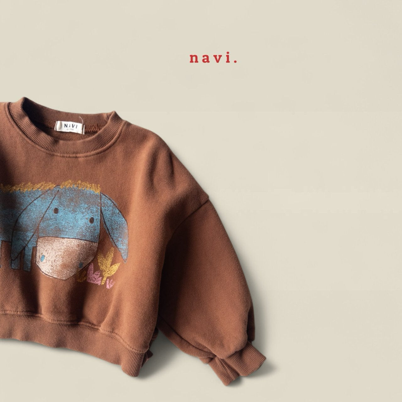 《予約》Cow Crop Man to Man / NAVI.