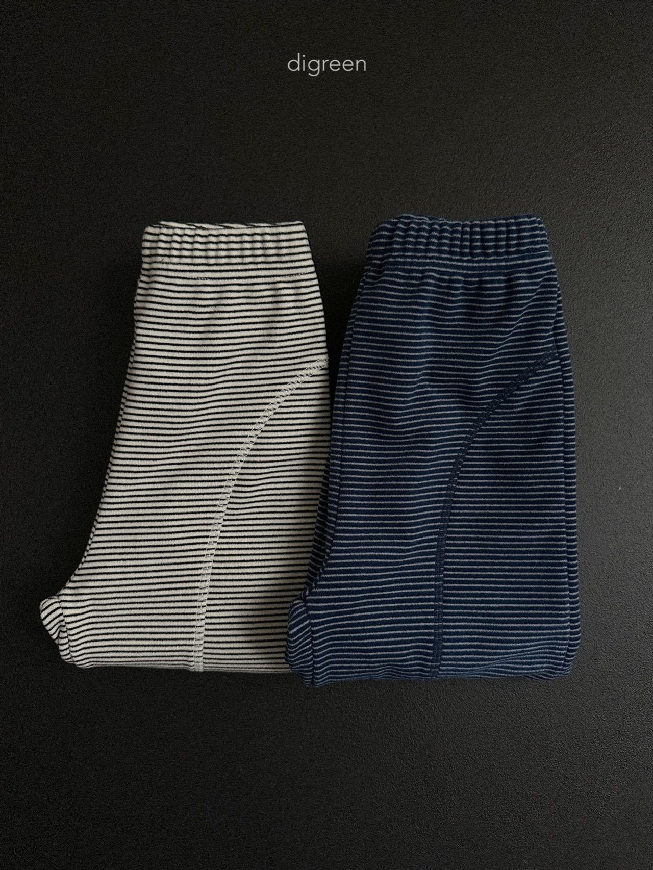 《予約》Stripe Jogger Leggings / digreen