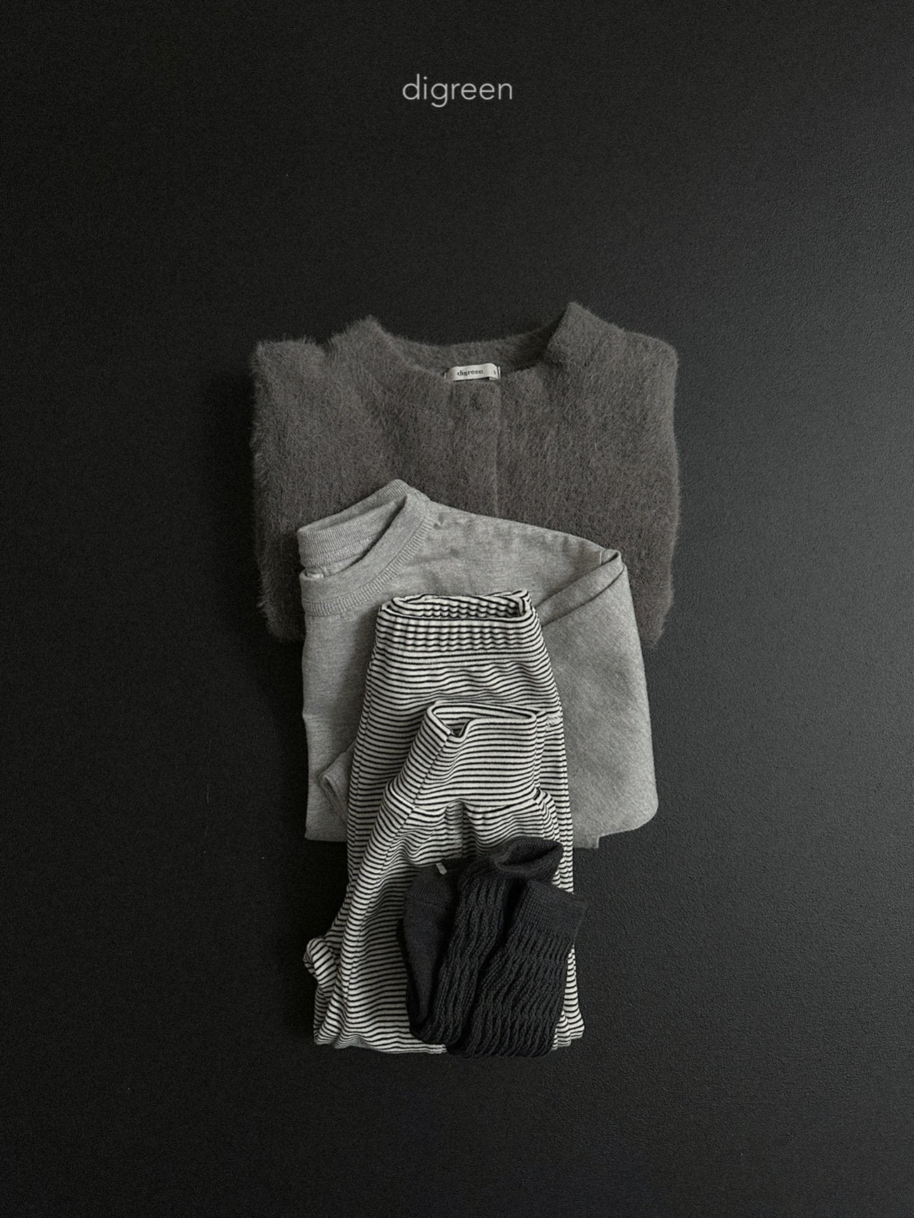 《予約》Stripe Jogger Leggings / digreen