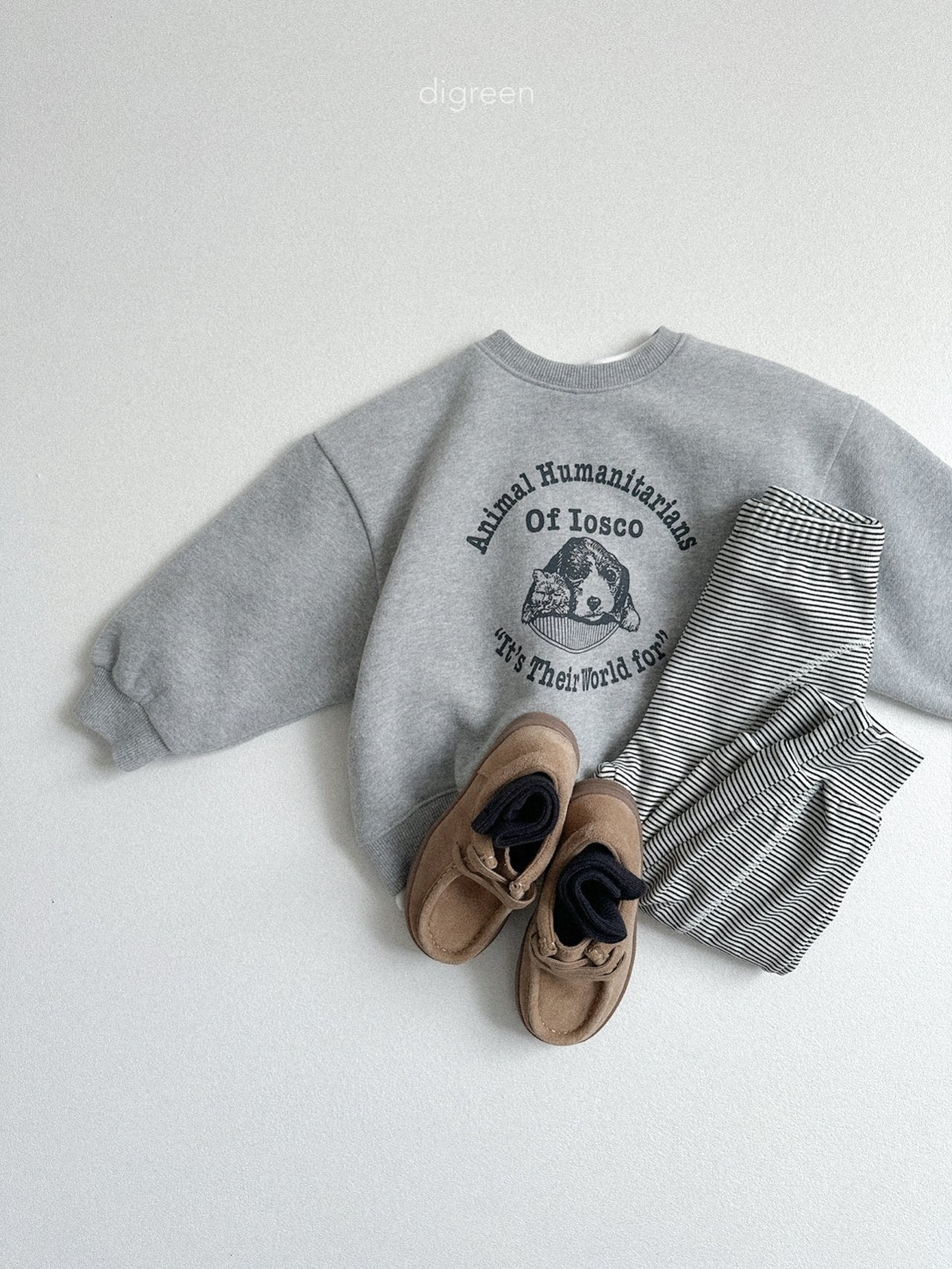 《予約》Stripe Jogger Leggings / digreen