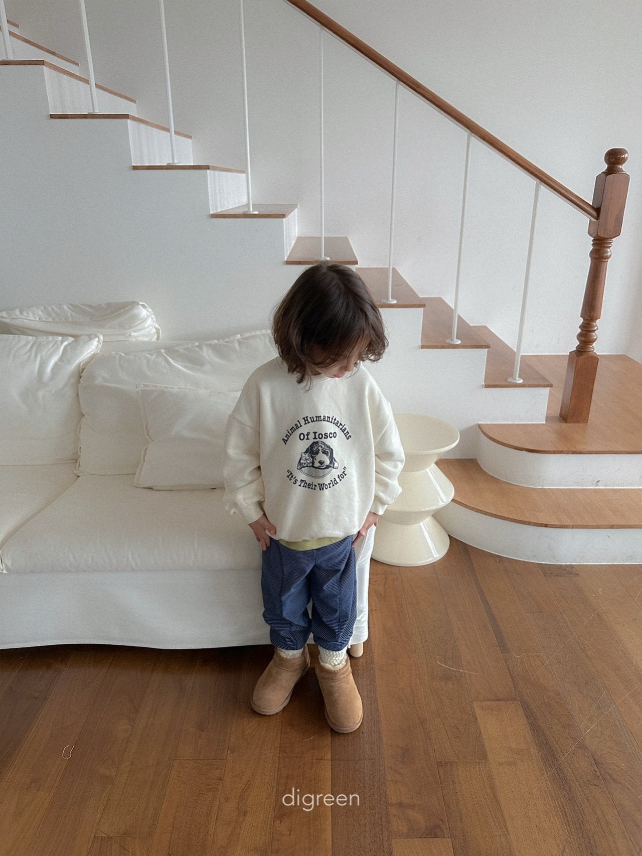 《予約》Stripe Jogger Leggings / digreen