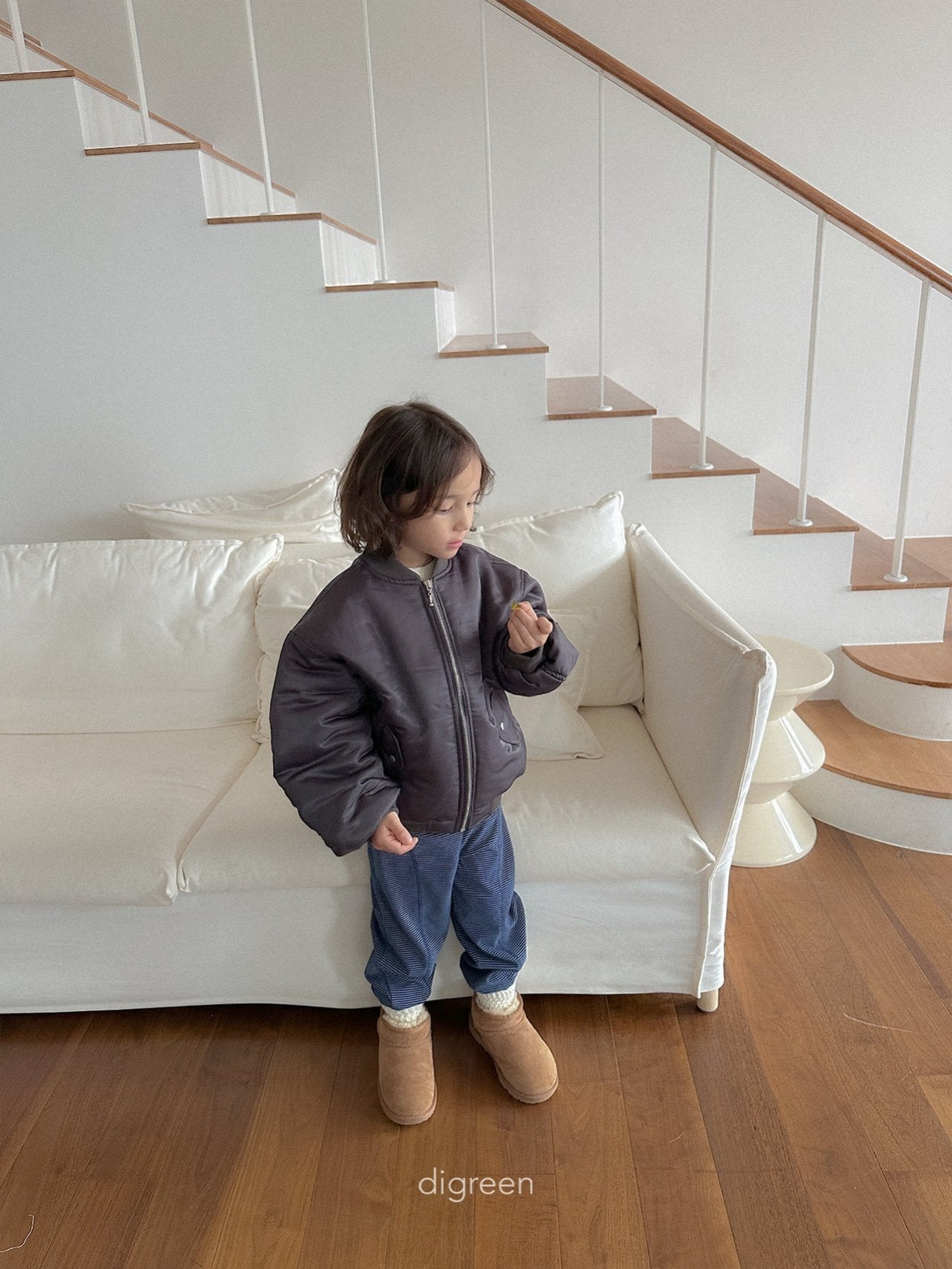 《予約》Stripe Jogger Leggings / digreen