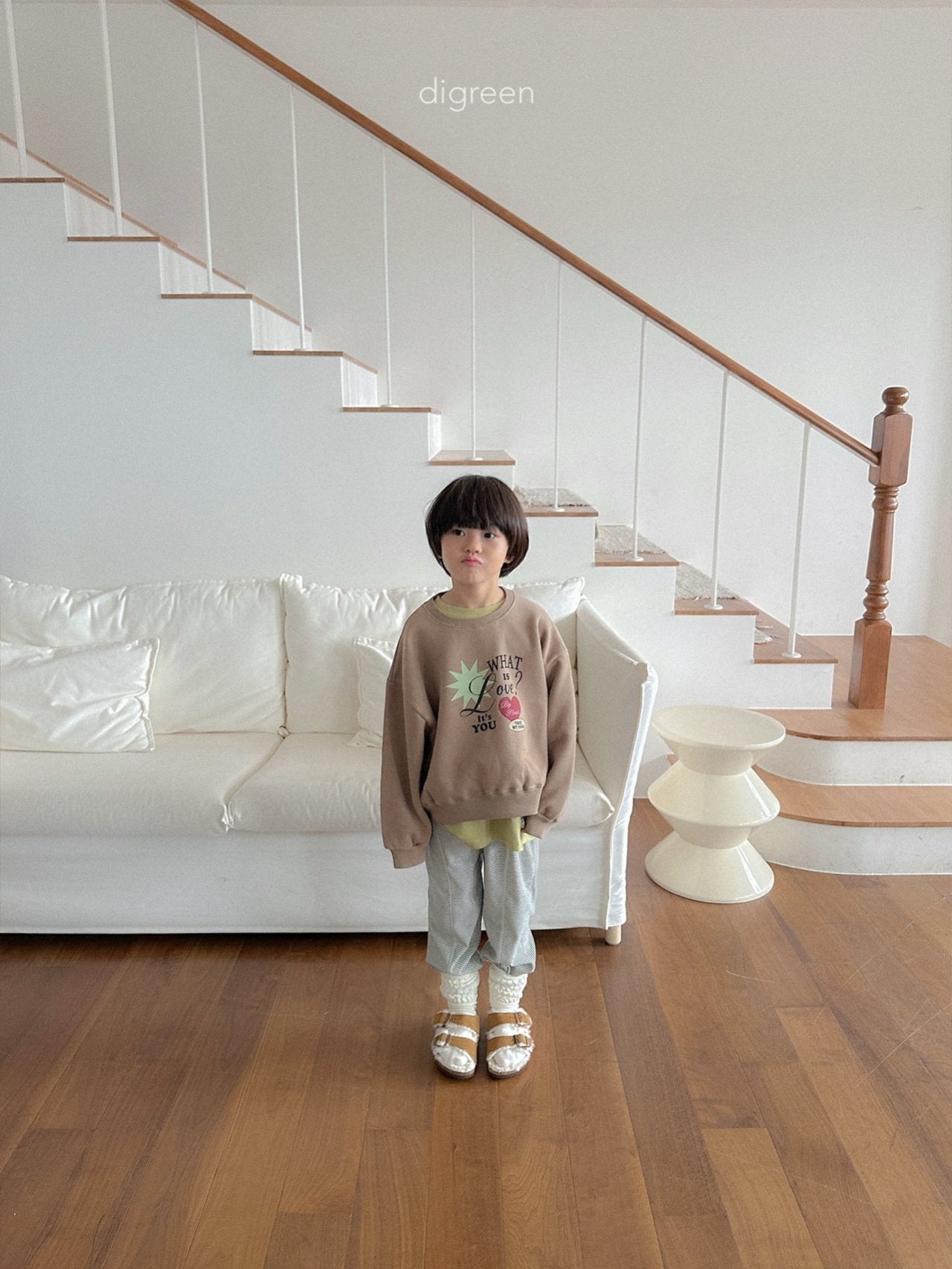 《予約》Stripe Jogger Leggings / digreen