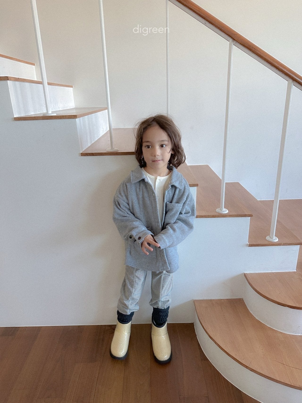 《予約》Stripe Jogger Leggings / digreen