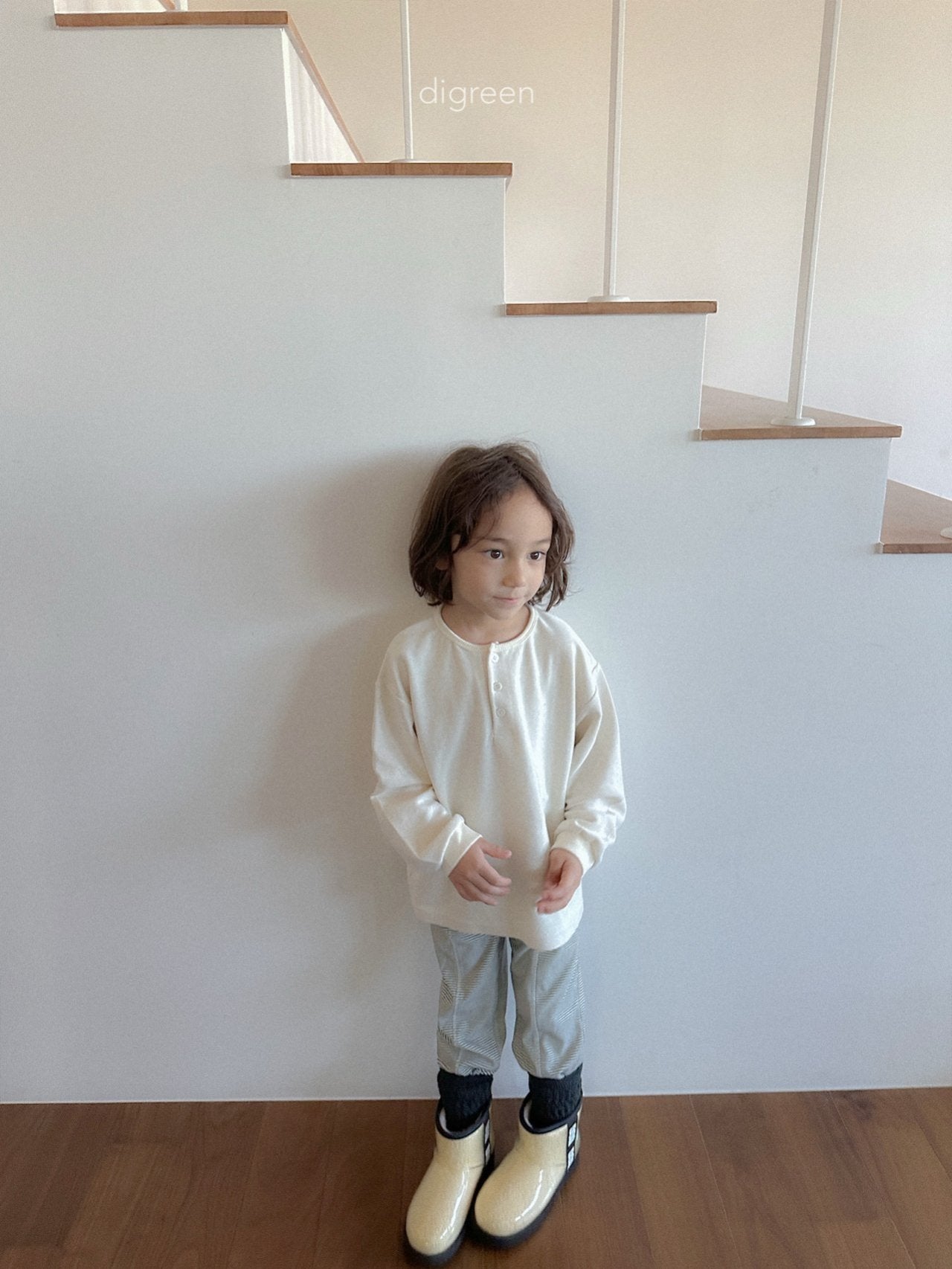 《予約》Stripe Jogger Leggings / digreen