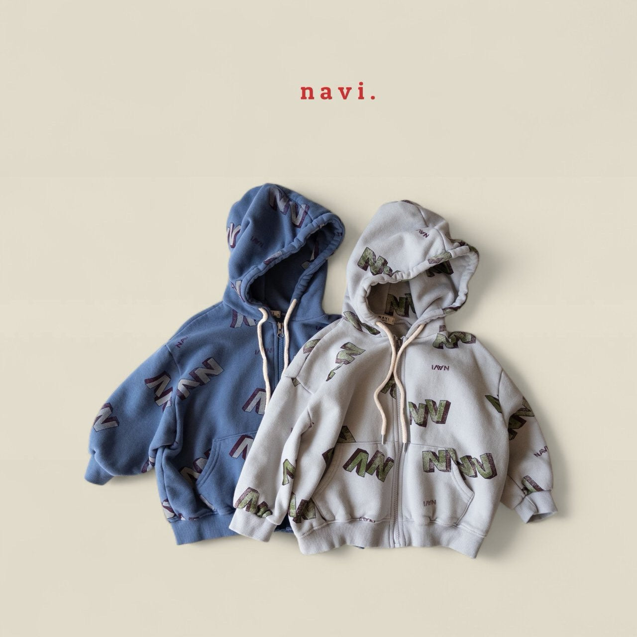 《予約》Rave Hood Zip-up / NAVI.