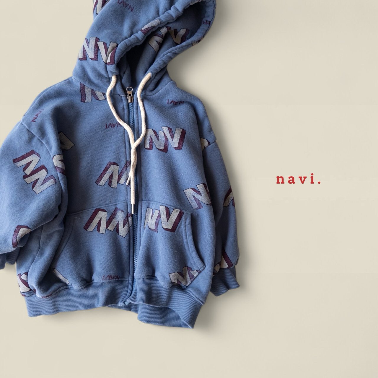 《予約》Rave Hood Zip-up / NAVI.