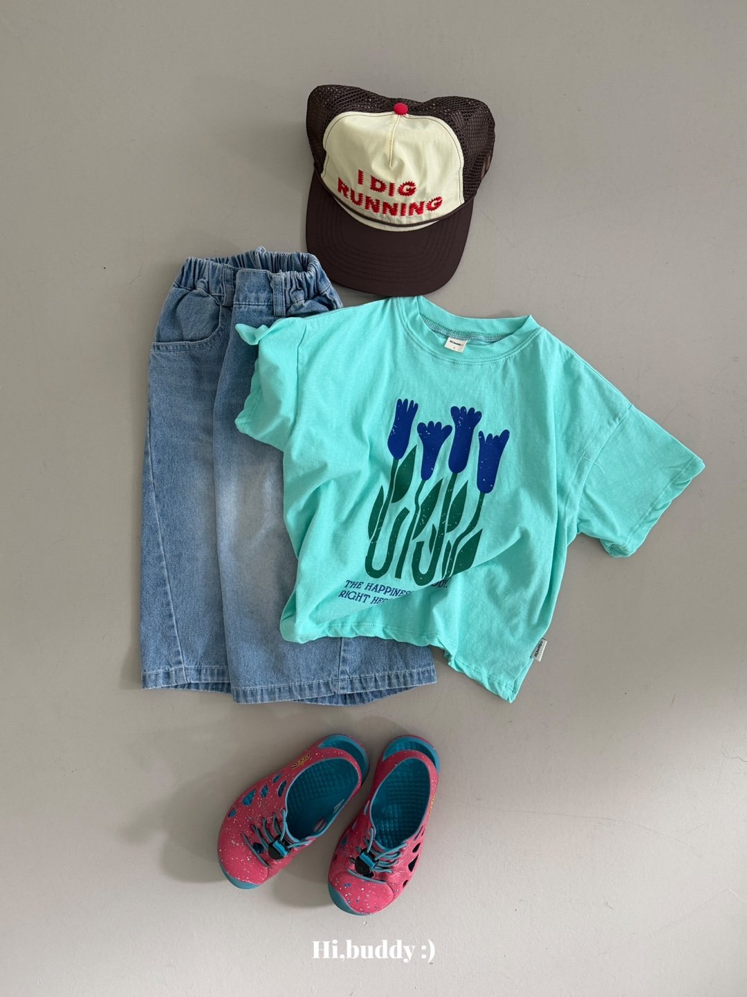 《予約》Buddy Flower Tee / Hi,buddy