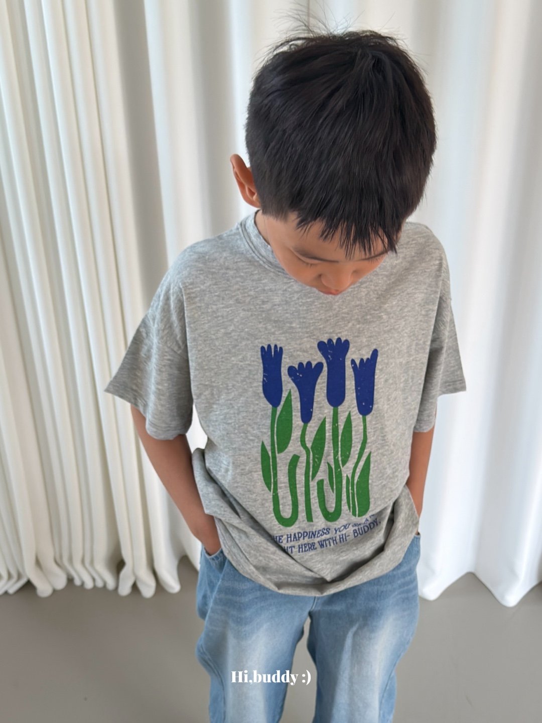 《予約》Buddy Flower Tee / Hi,buddy
