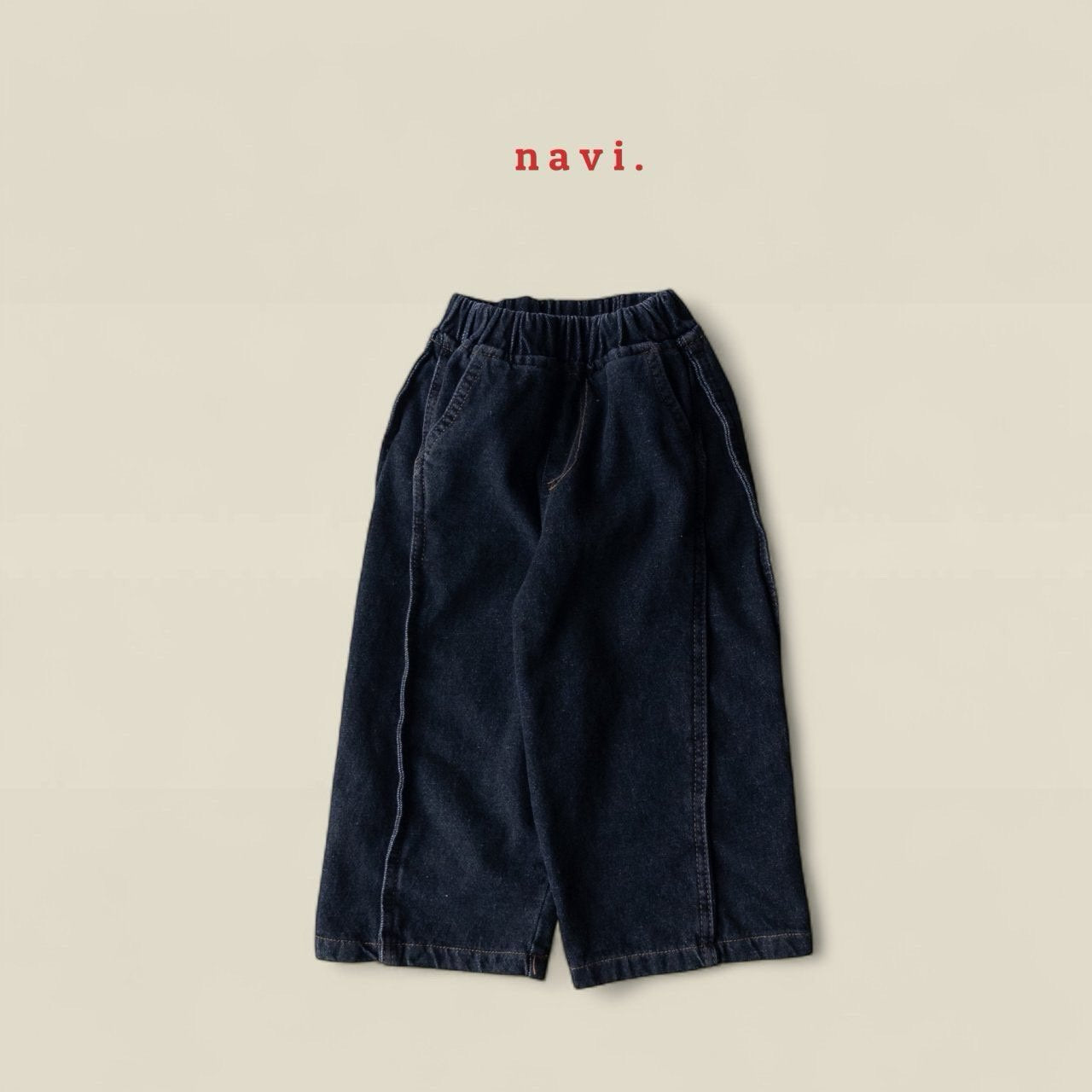 《予約》Joy Denim Pants / NAVI.