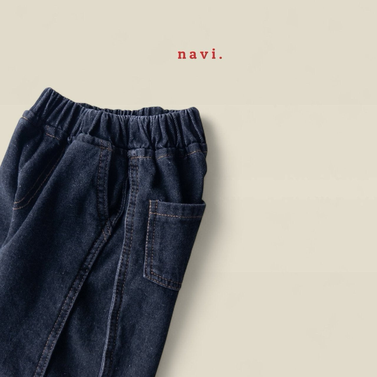 《予約》Joy Denim Pants / NAVI.