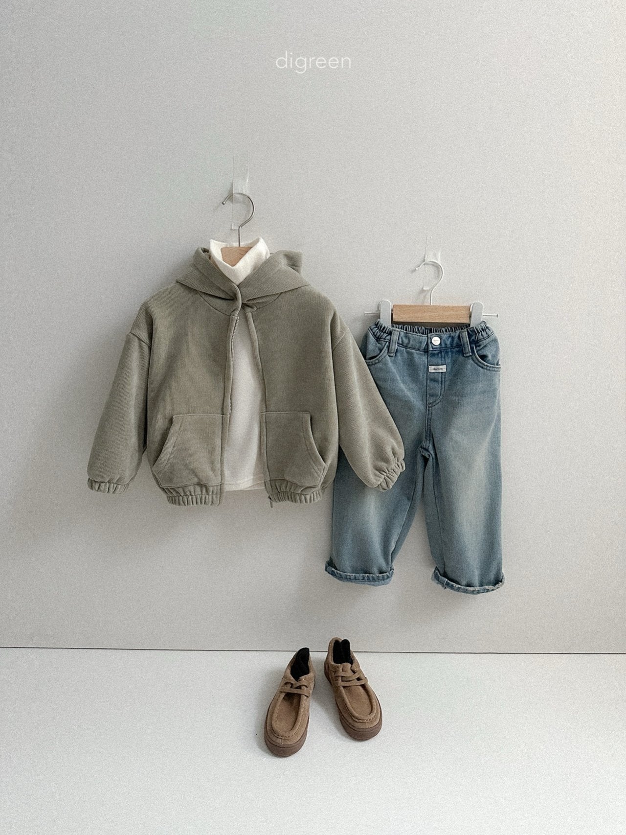 《予約》Bello Hoodie Zip / digreen