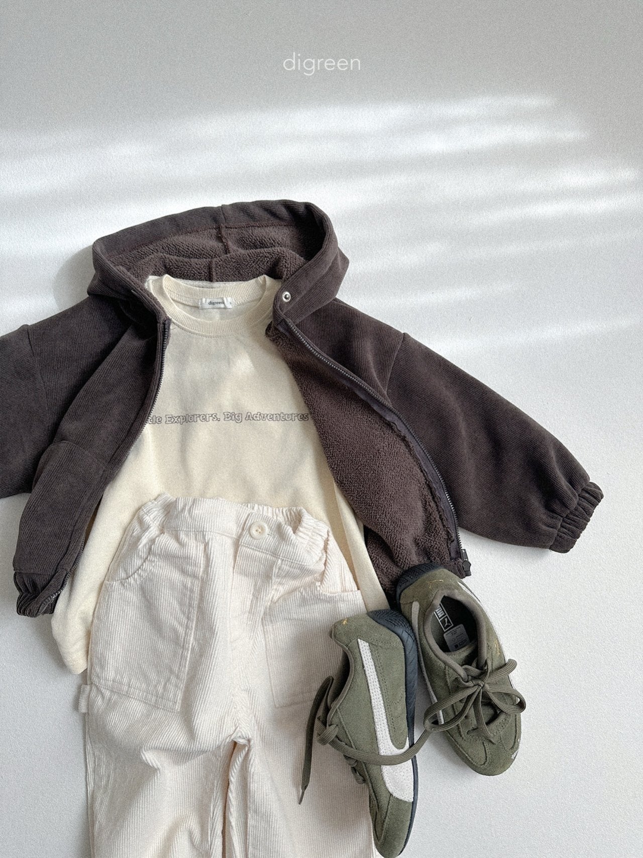 《予約》Bello Hoodie Zip / digreen