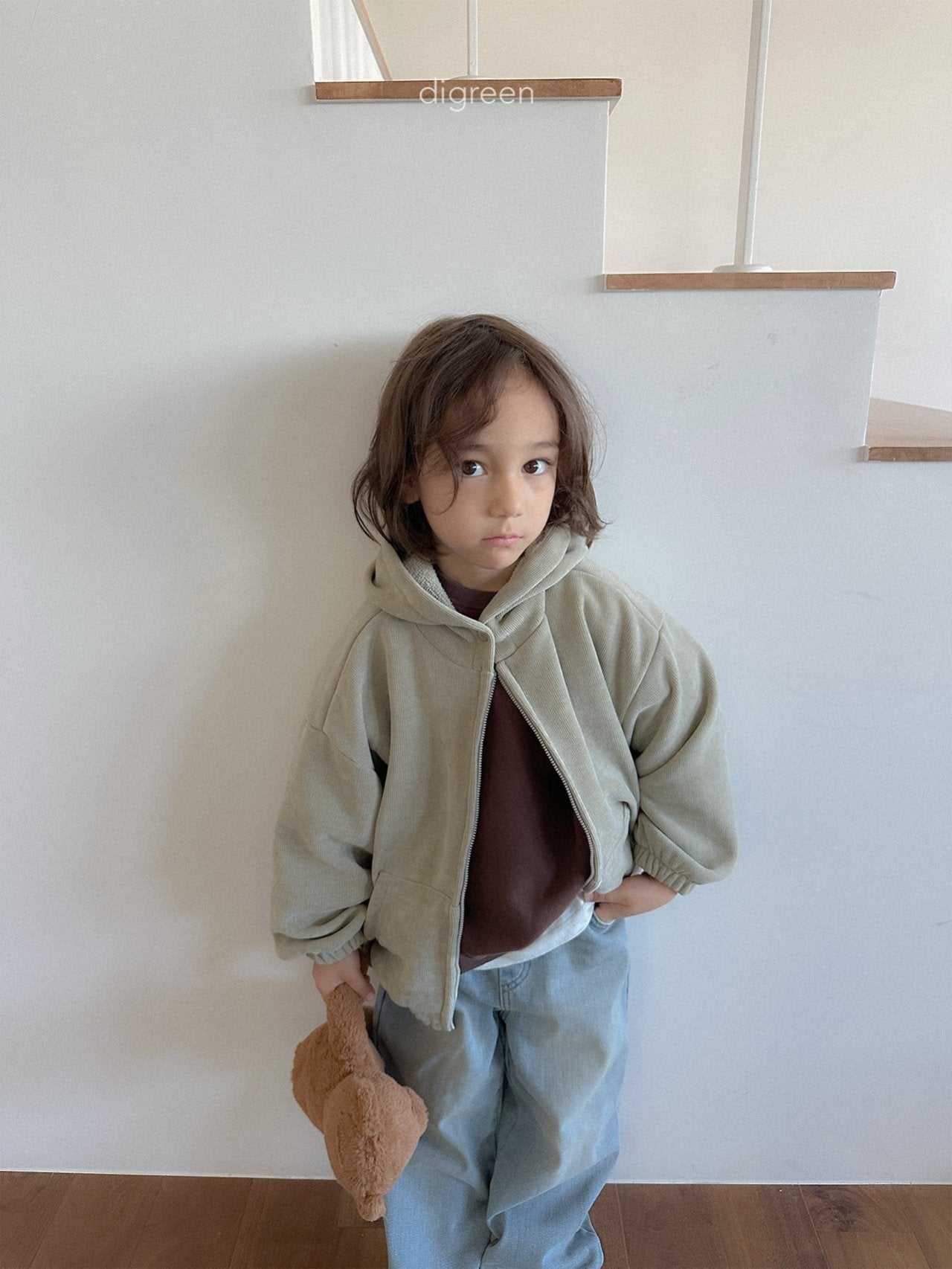 《予約》Bello Hoodie Zip / digreen