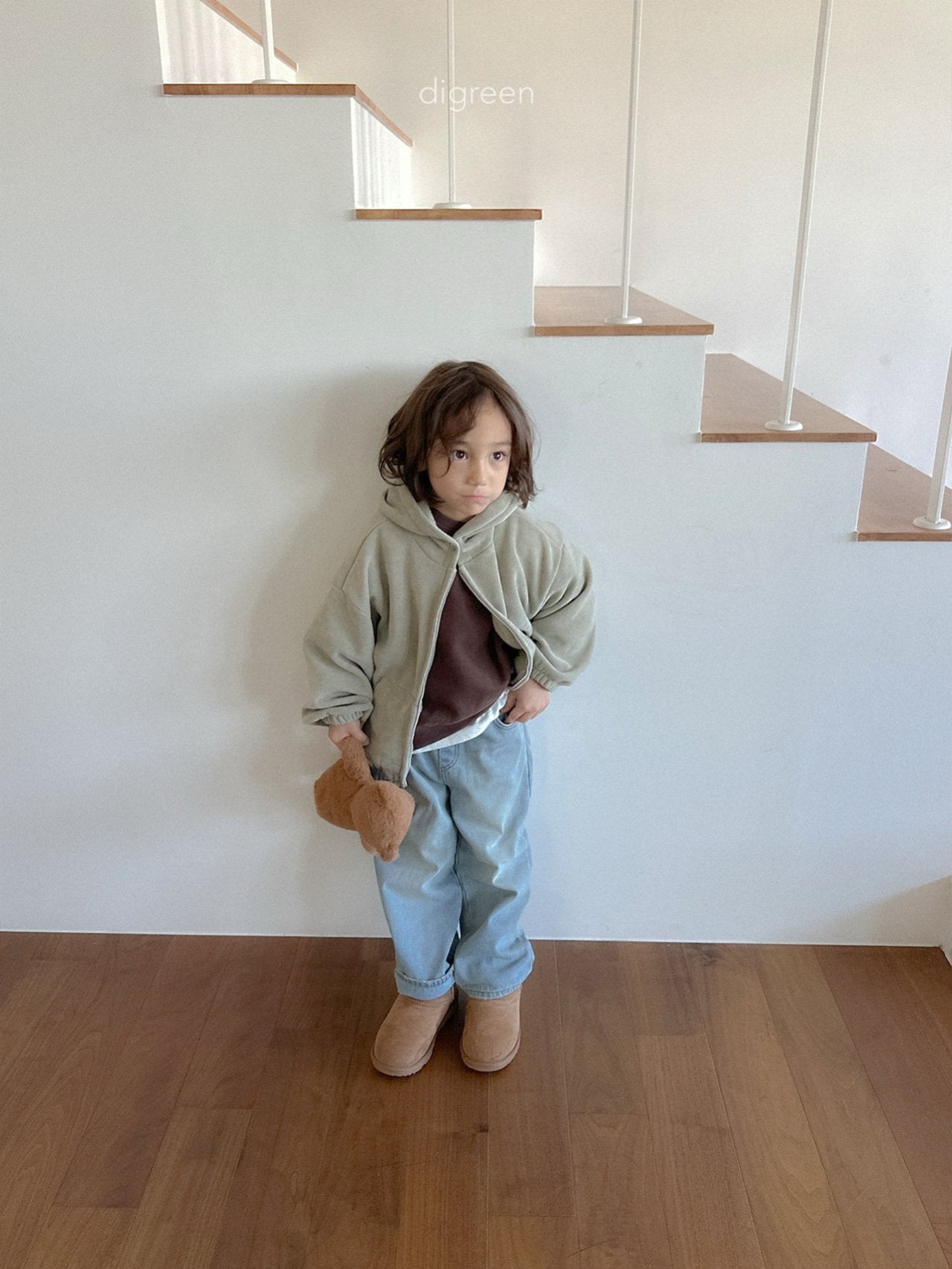 《予約》Bello Hoodie Zip / digreen