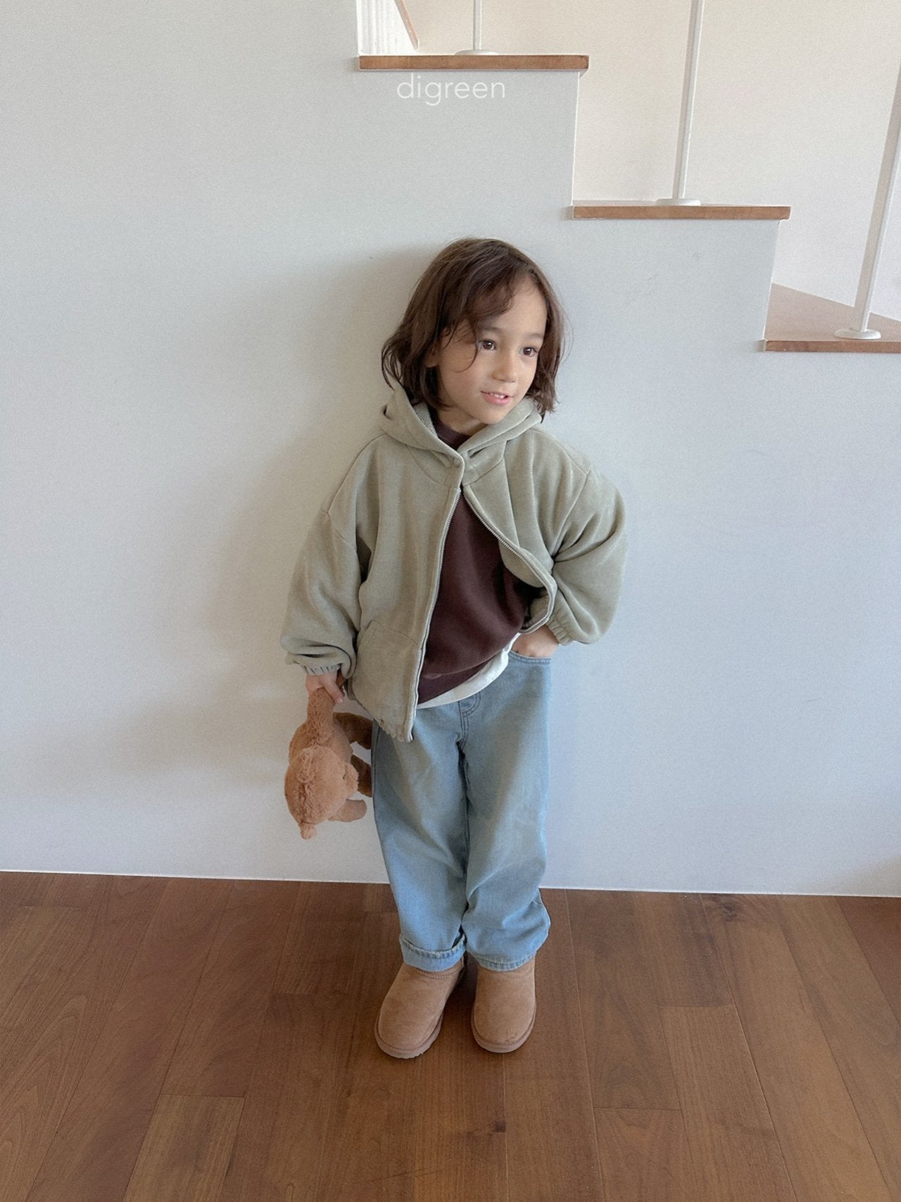 《予約》Bello Hoodie Zip / digreen