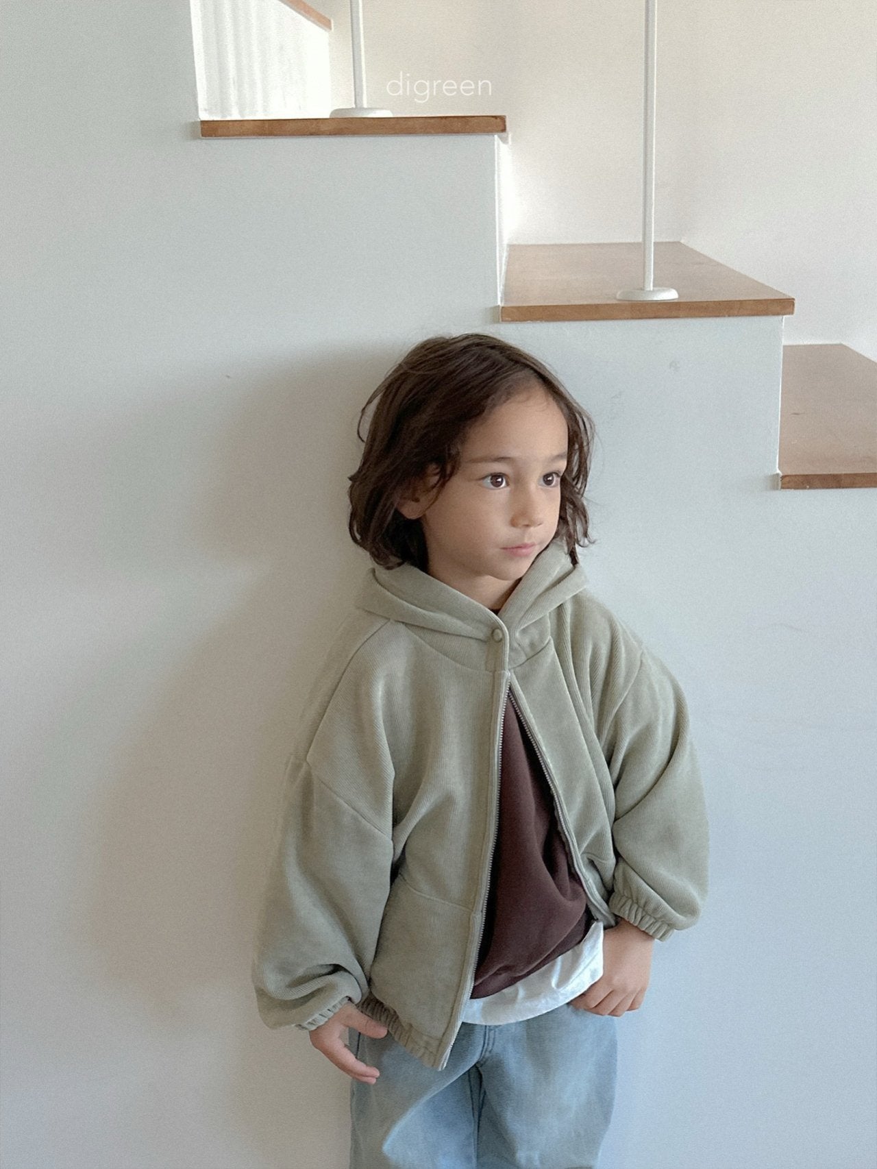 《予約》Bello Hoodie Zip / digreen