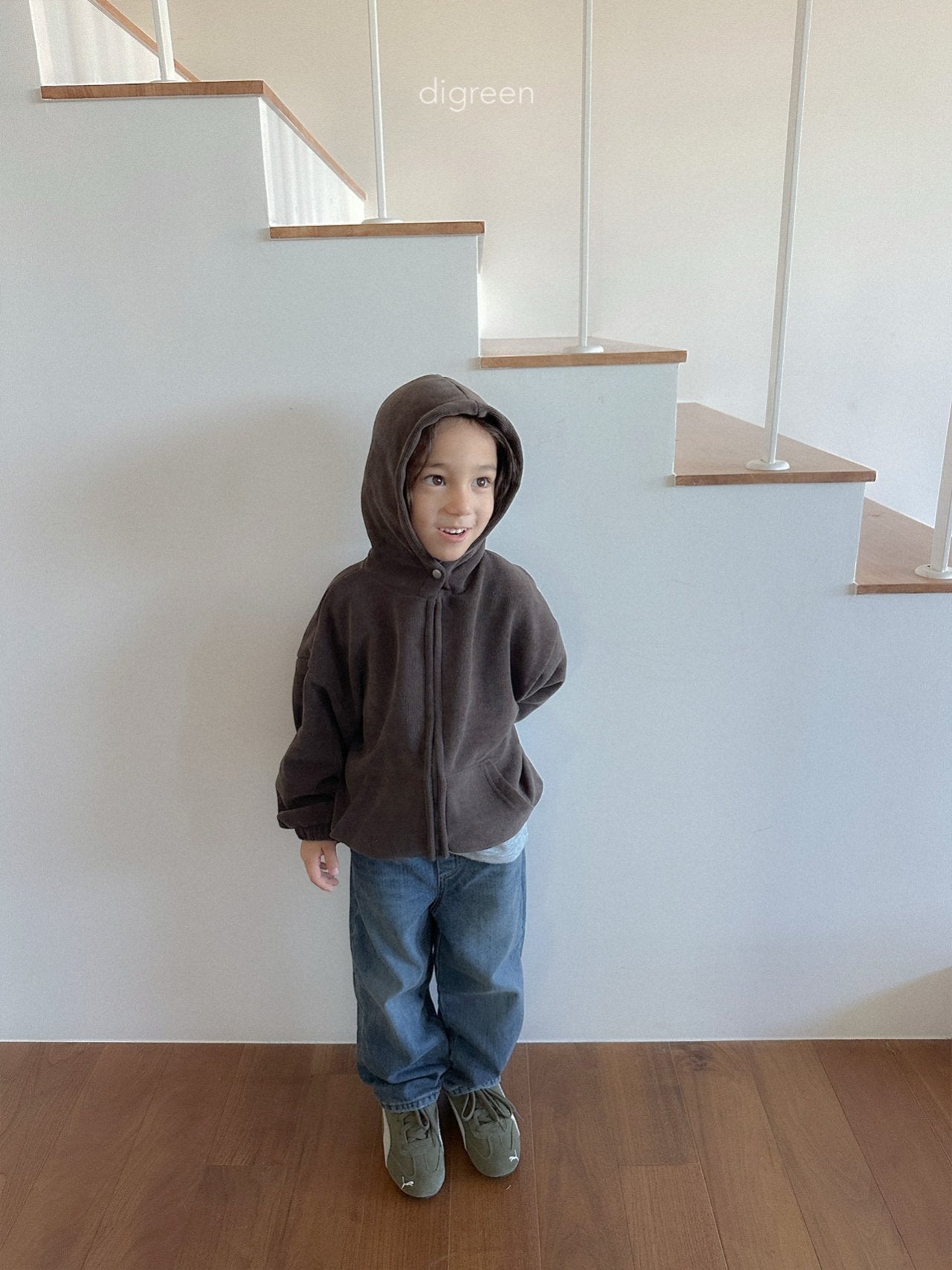 《予約》Bello Hoodie Zip / digreen