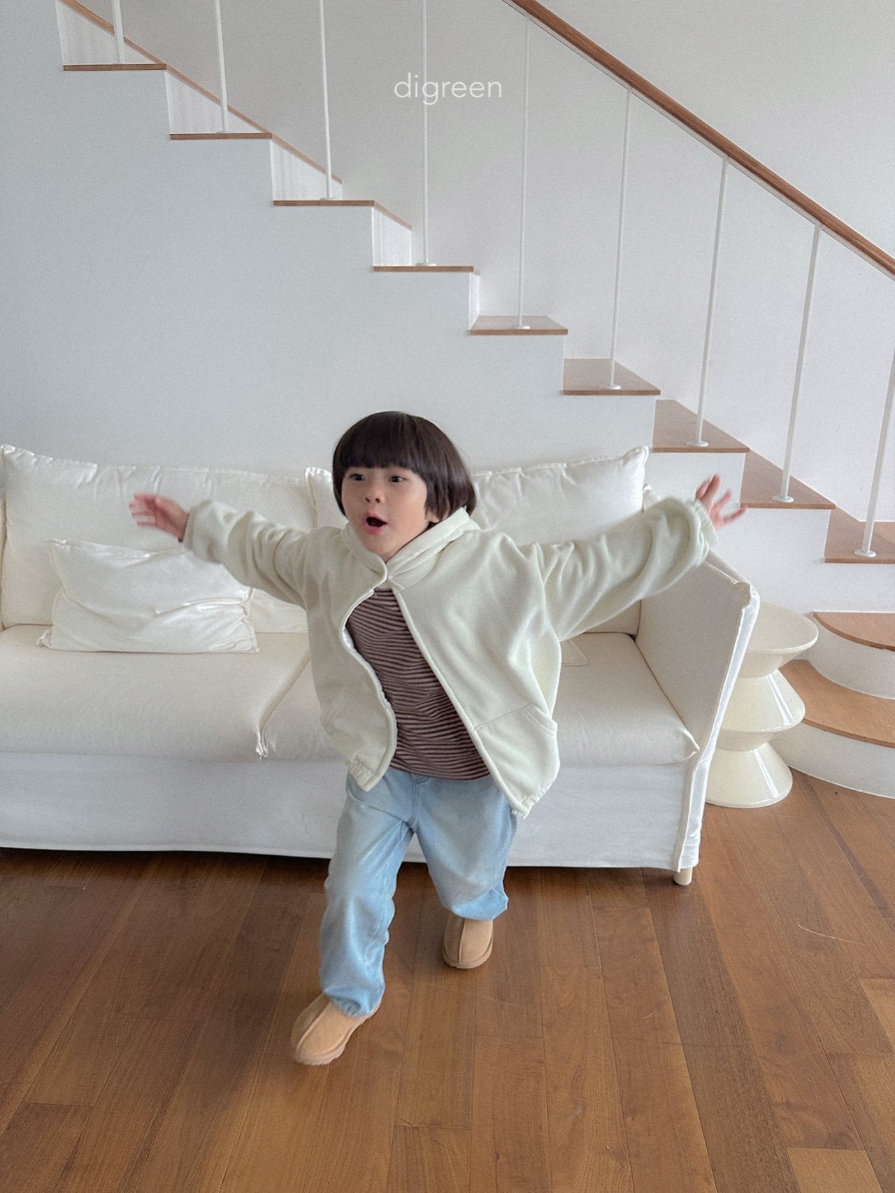 《予約》Bello Hoodie Zip / digreen