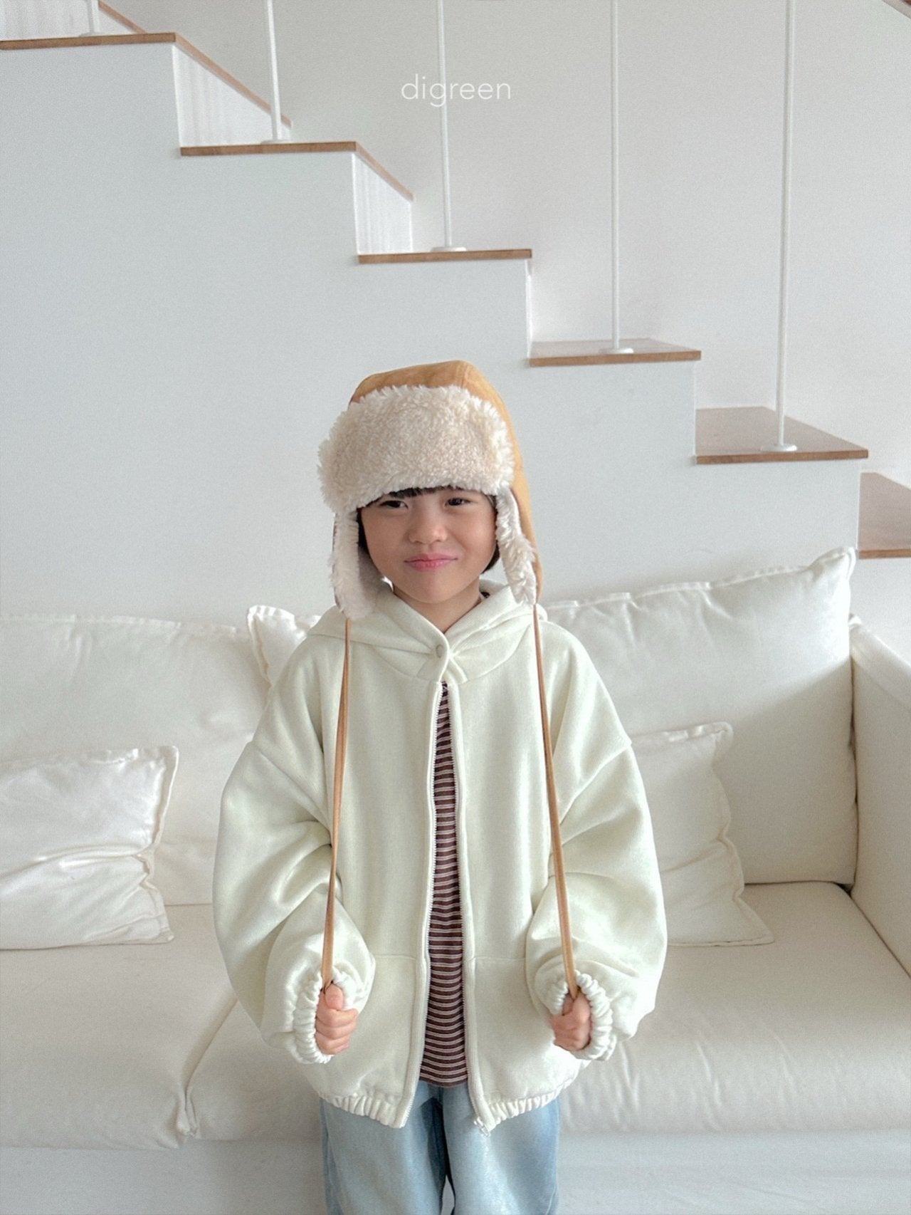 《予約》Bello Hoodie Zip / digreen