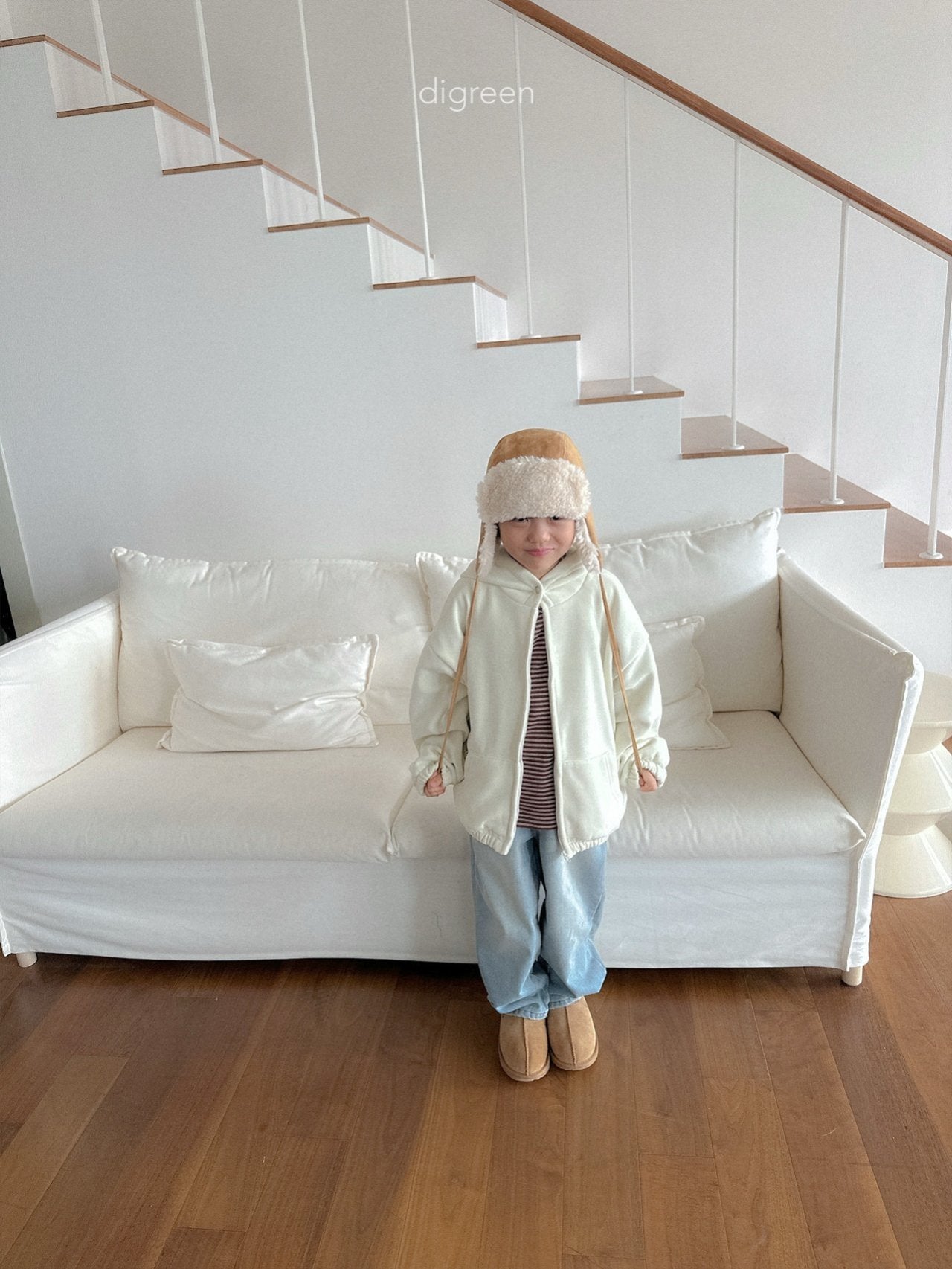 《予約》Bello Hoodie Zip / digreen